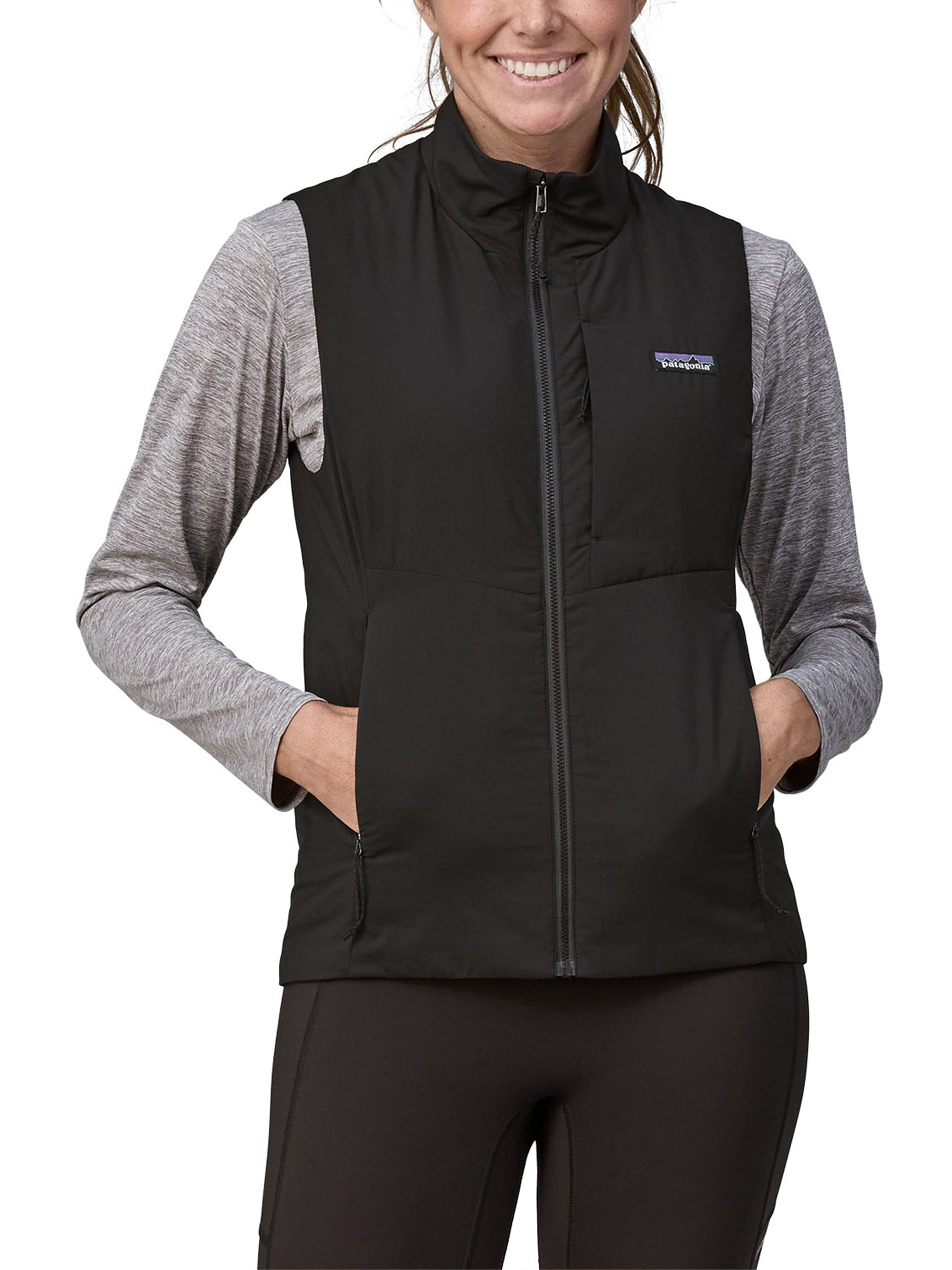 Black Nano Air Light Quilted Active Vest