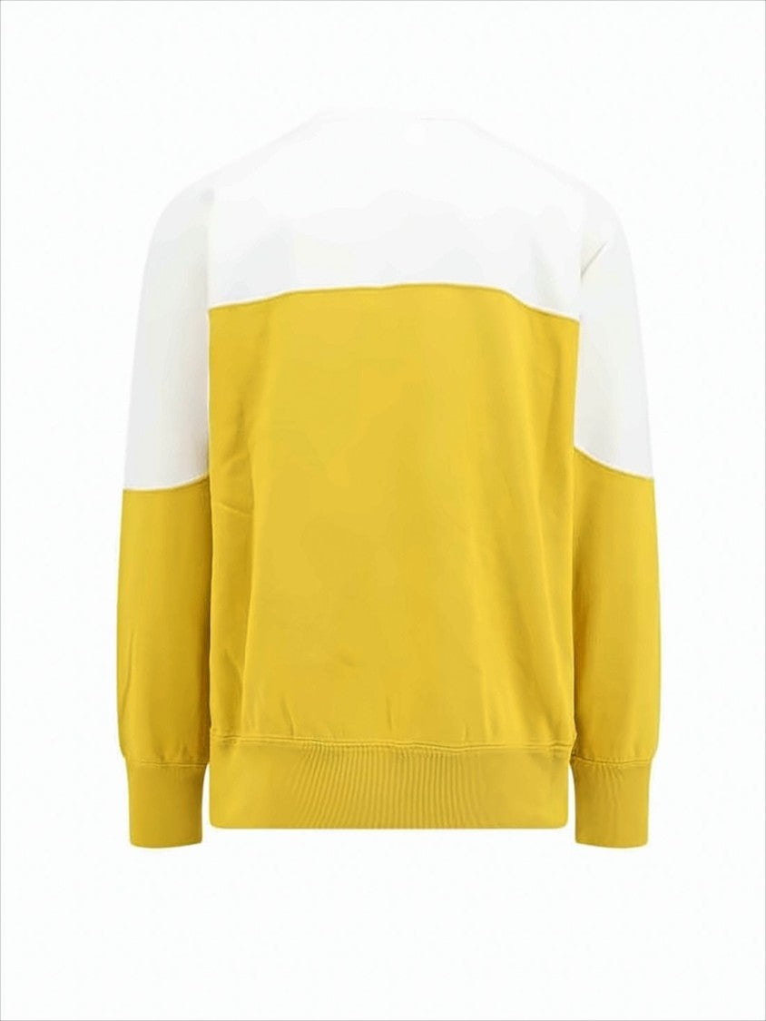 Color-Block Sweatshirt With Bold Lettering