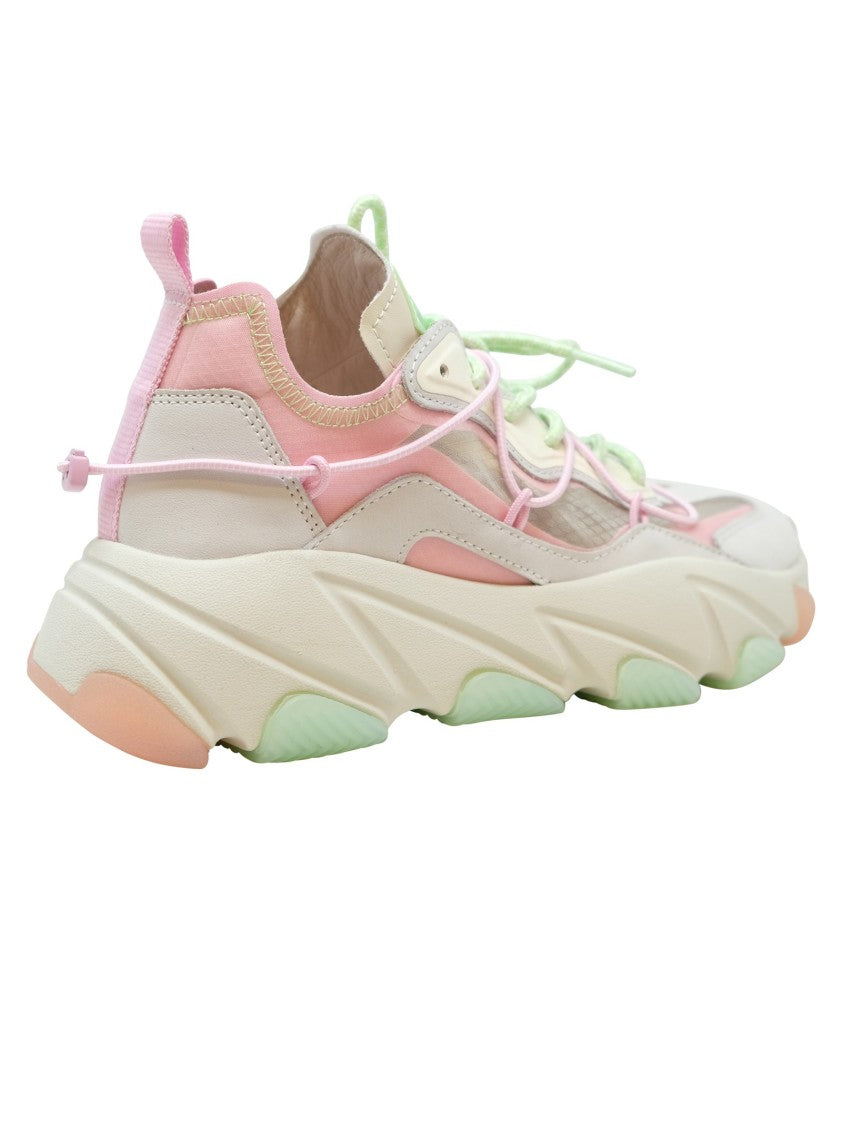 Rose/Green Leather Extrabis05 Sneakers