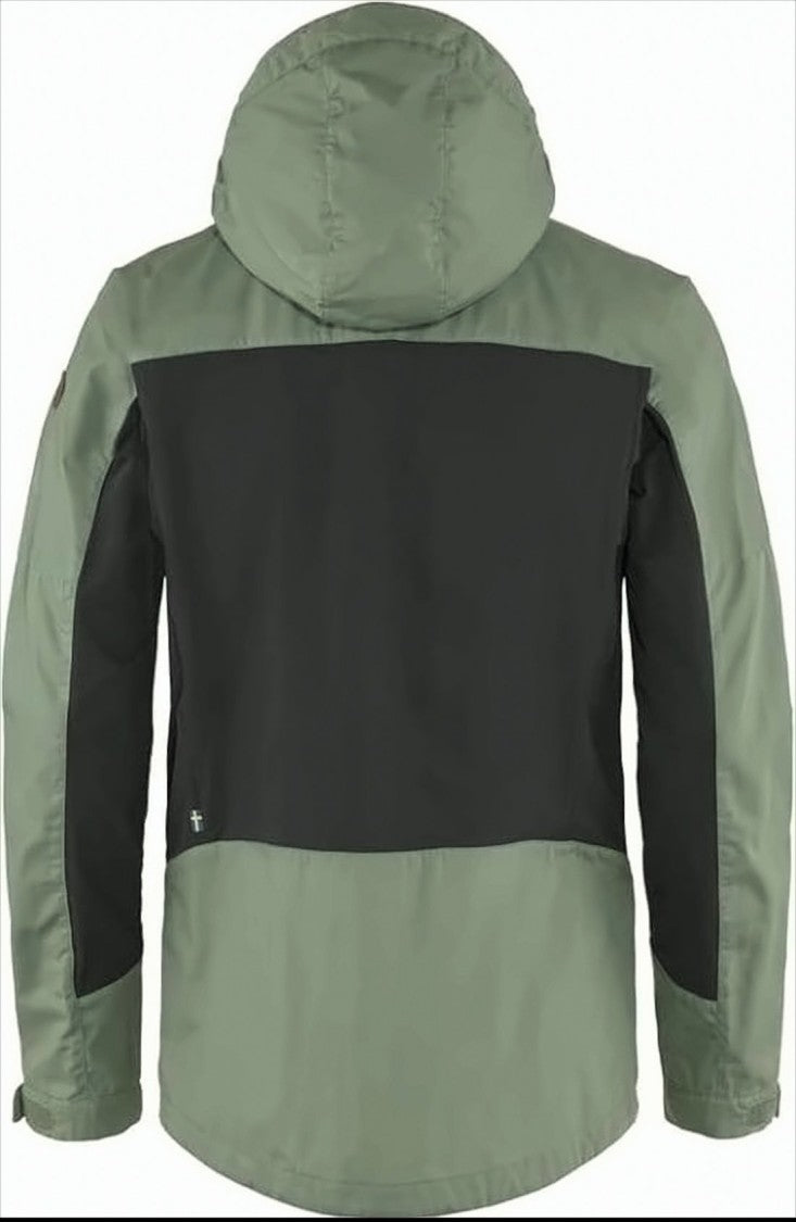 Two-Tone Casual Jacket with Adjustable Hood