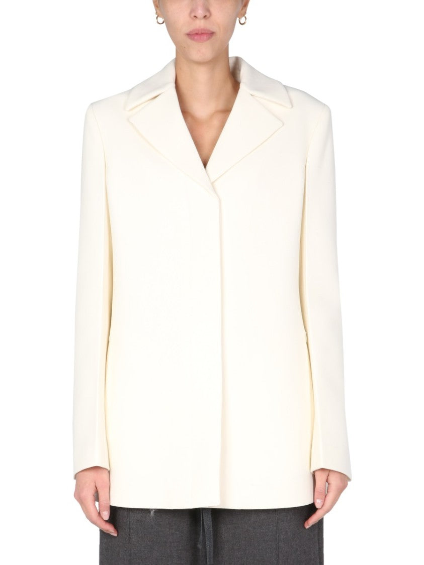 Inverted Lapel Tailored Blazer