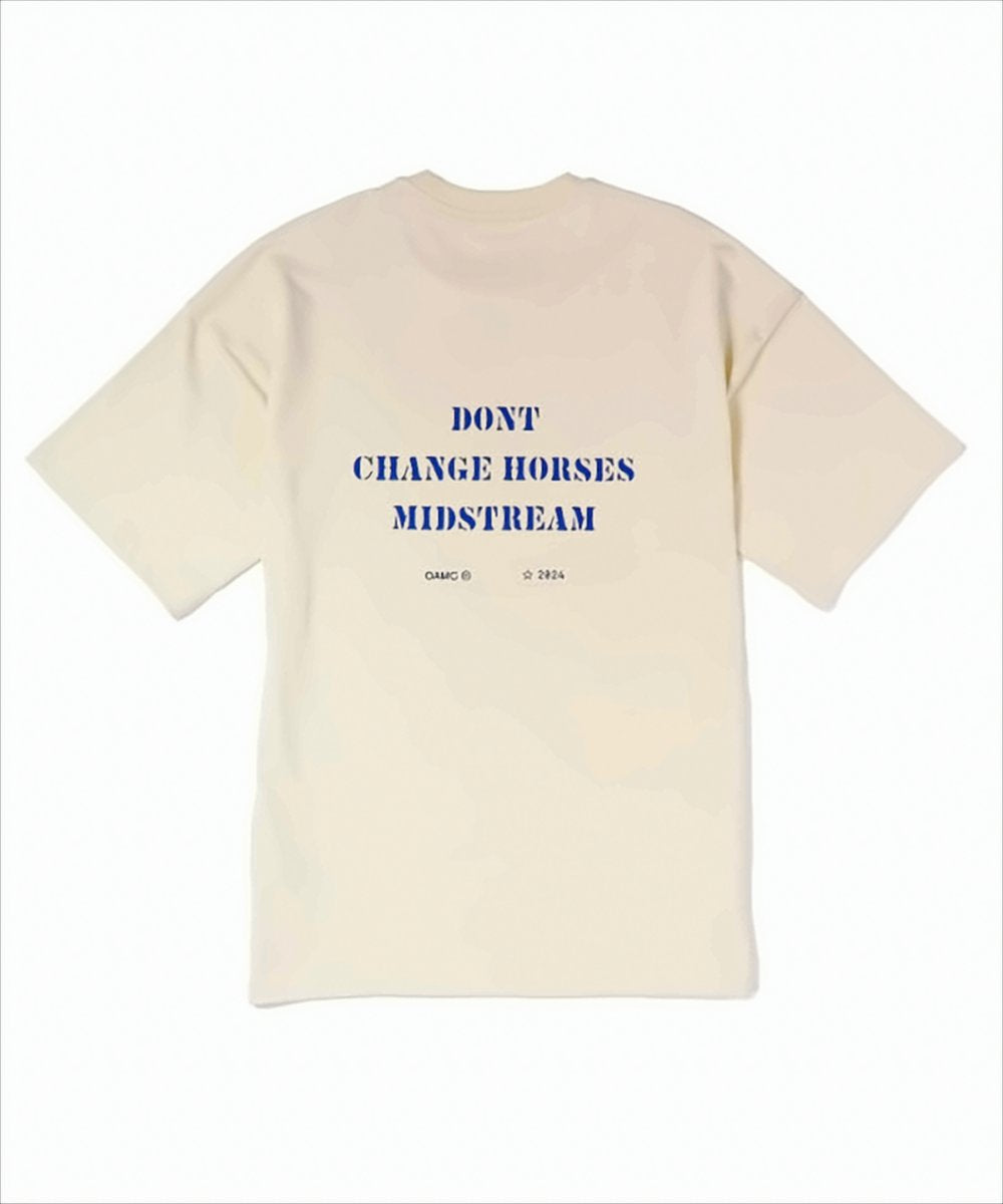 Relaxed-Fit Cream T-Shirt