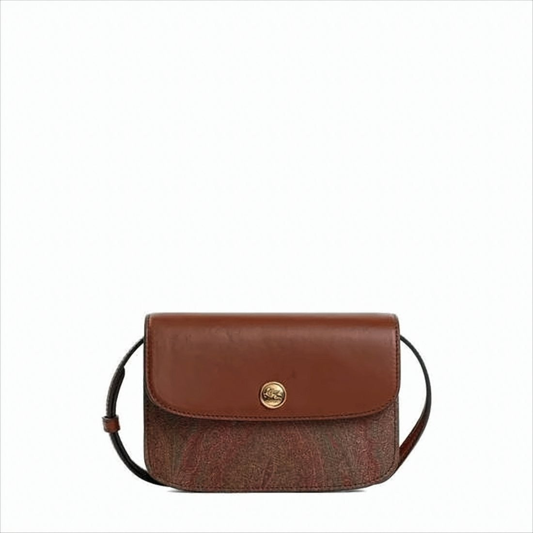 Textured Paisley Shoulder Bag