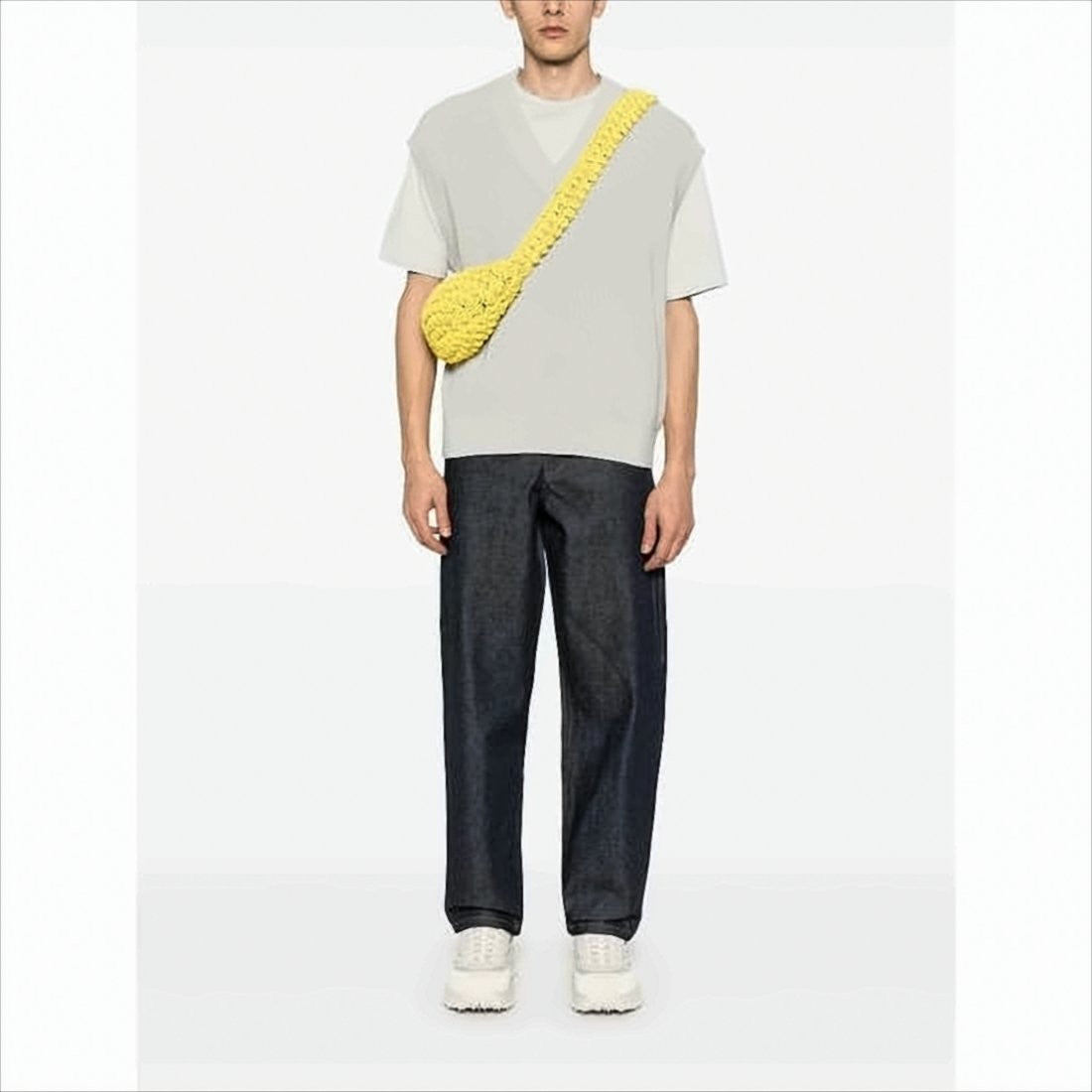 Relaxed Fit Straight-Leg Denim Pants