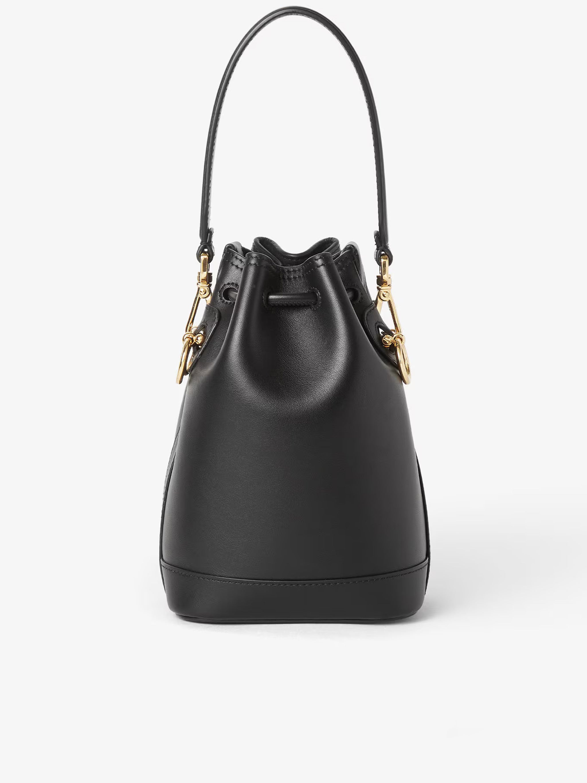 Mini Mon Tresor Black Leather Bucket Bag