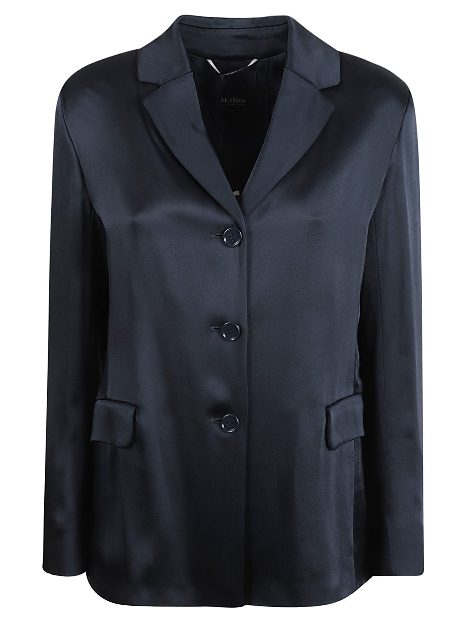 Tailored Satin-Finish Jacket