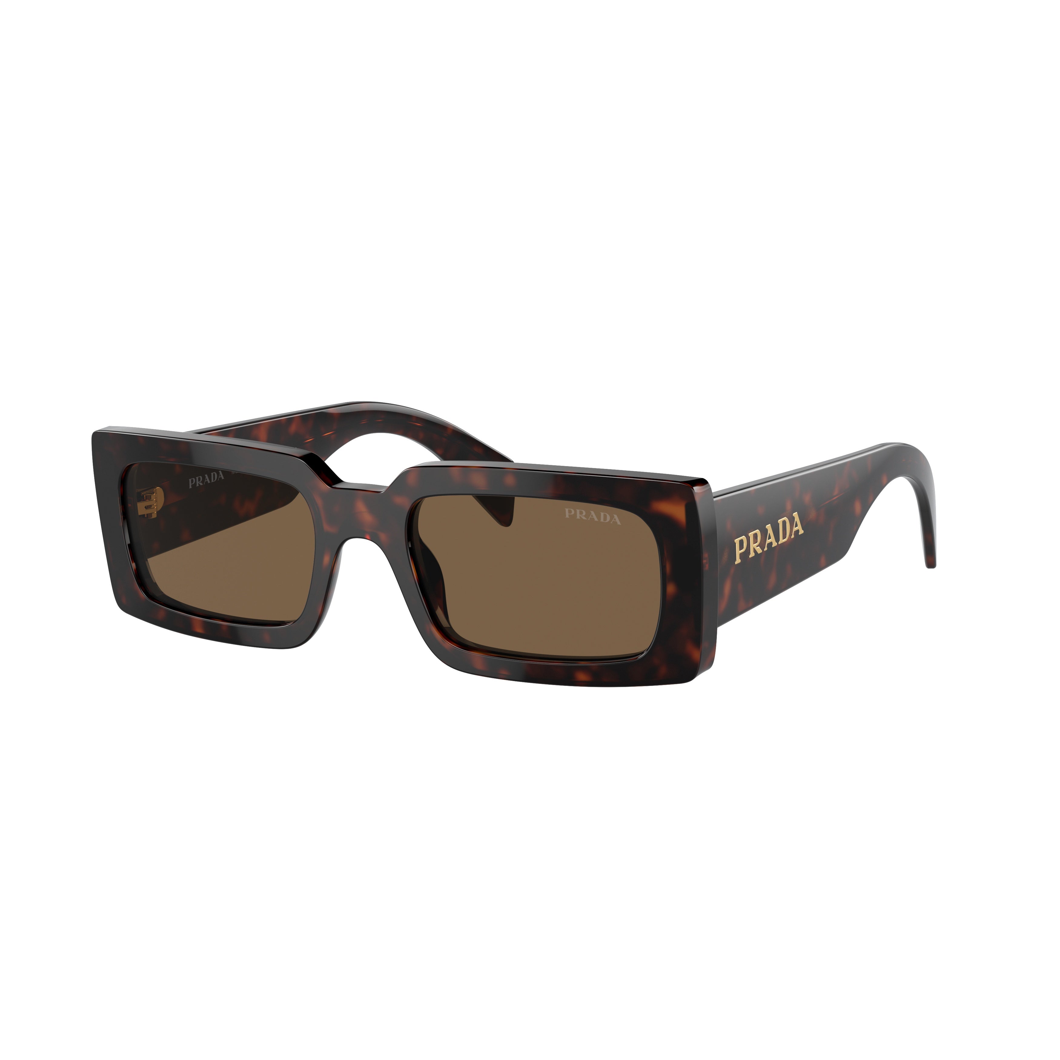 0pr A07s Tortoiseshell Rectangular Sunglasses