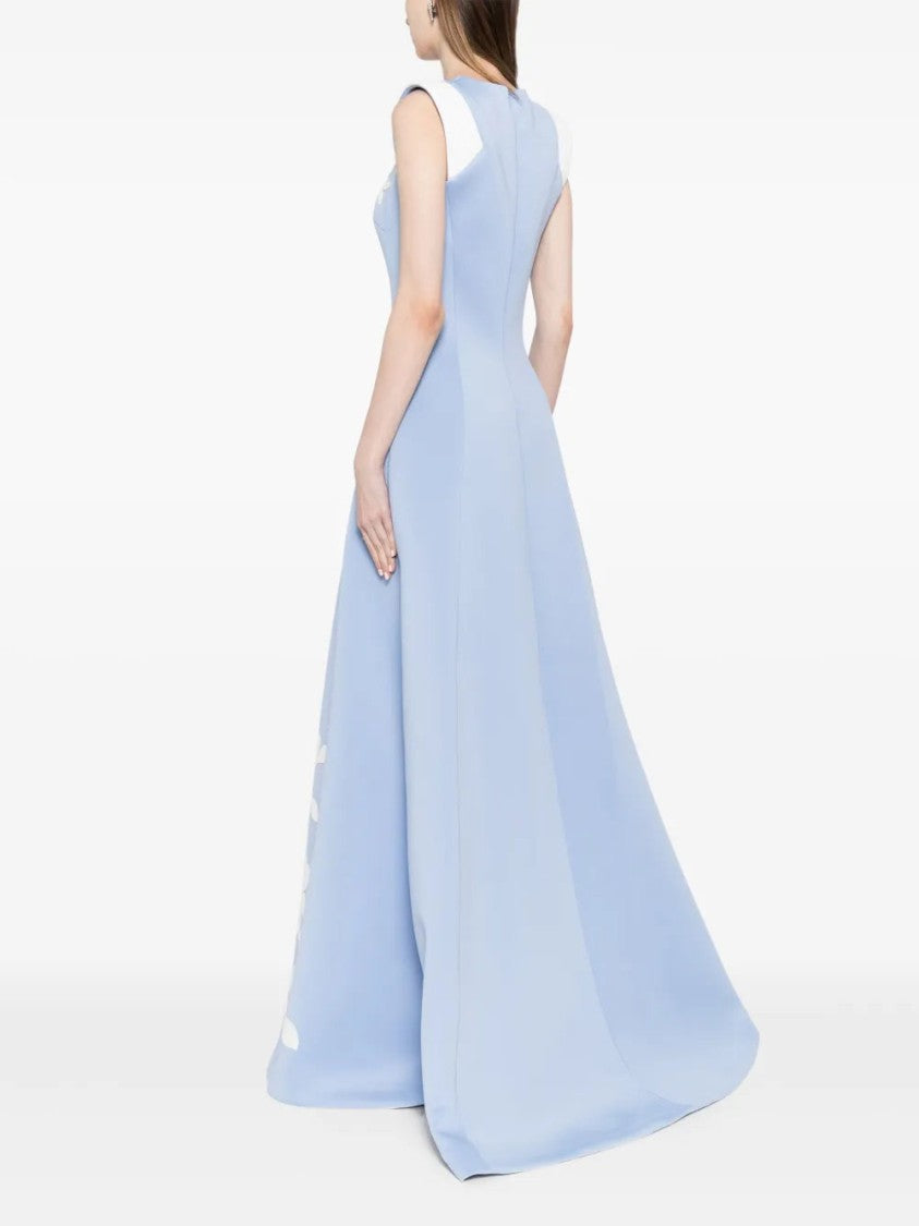 Neoprene Dress With Matching Embroidery