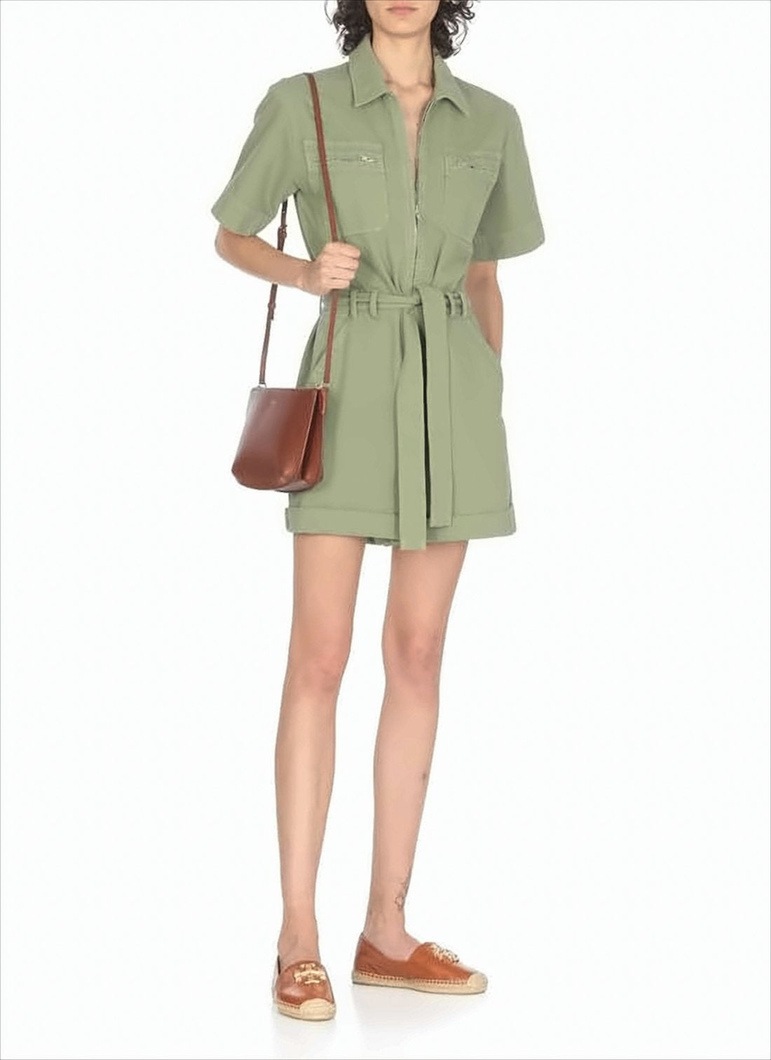 Belted Utility Jumpsuit