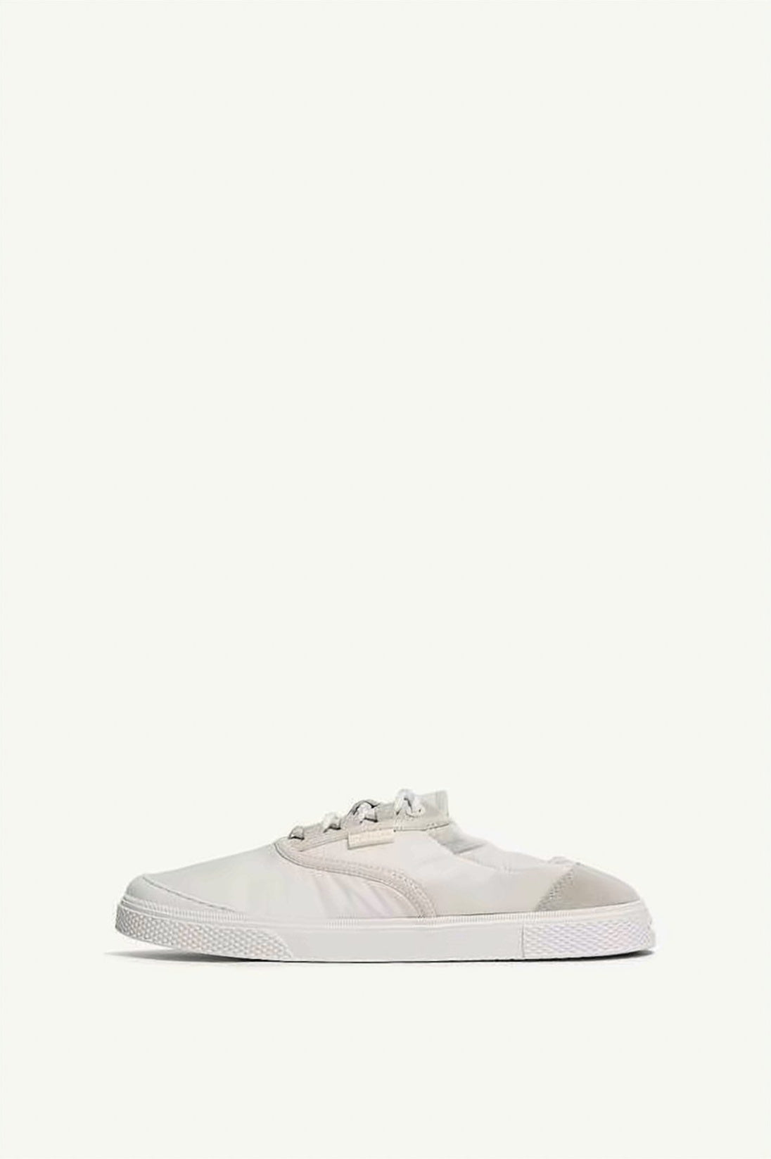 Slip-On Sneakers with Nylon Upper and Rubber Sole