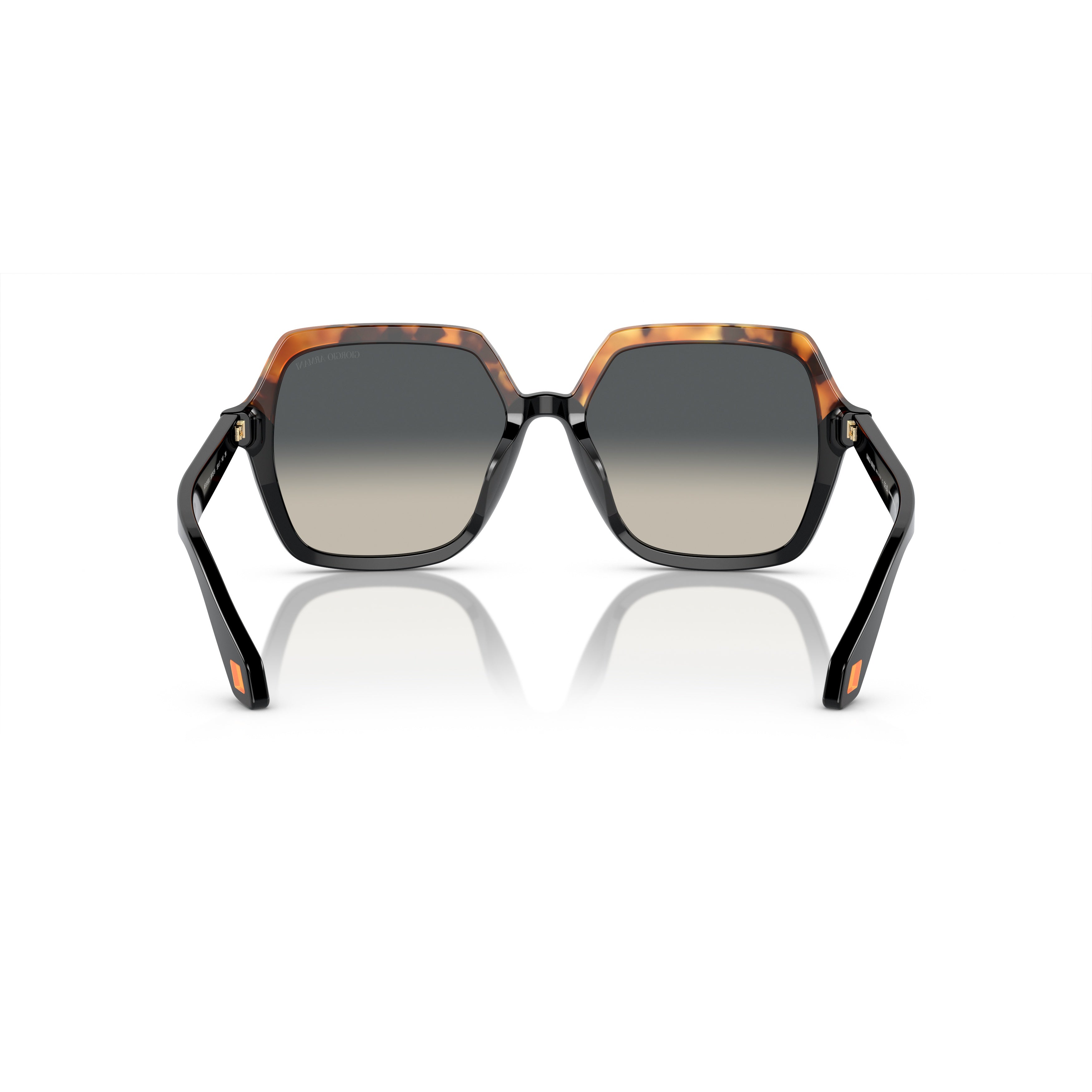 0ar8193u Oversized Square Sunglasses with Tortoiseshell and Gradient Lenses