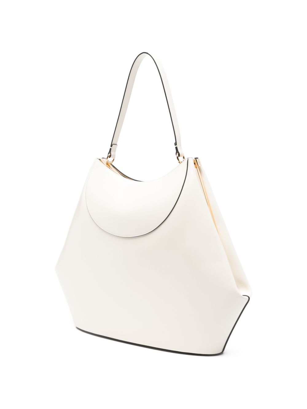 Sleek Silk and Nylon Handbag