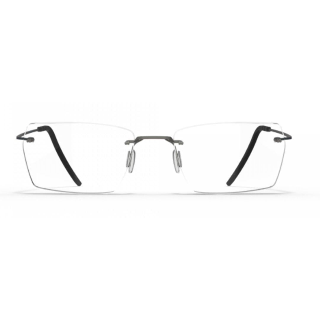 Bf1069 Aero Loop B1-P1 Rimless Titanium Eyeglasses with Adjustable Nose Pads