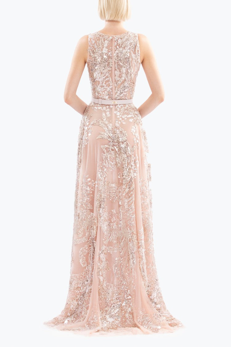 Embroidered Long Dress