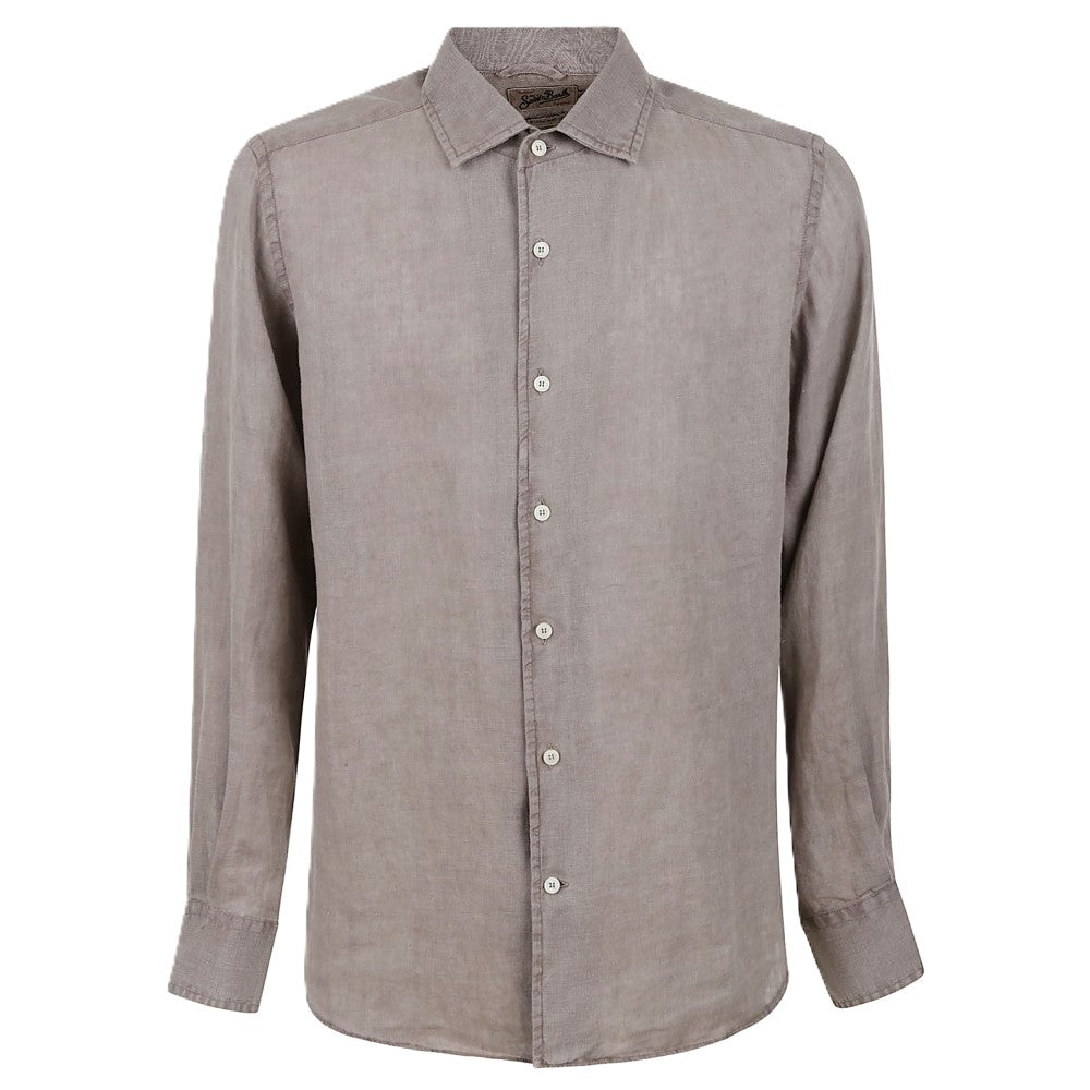 Long Sleeve Button-Up Shirt with Classic Collar