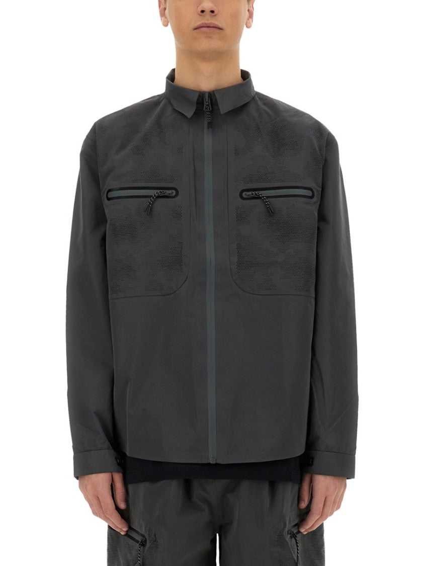 Laser Cut Shirt With Structured Silhouette