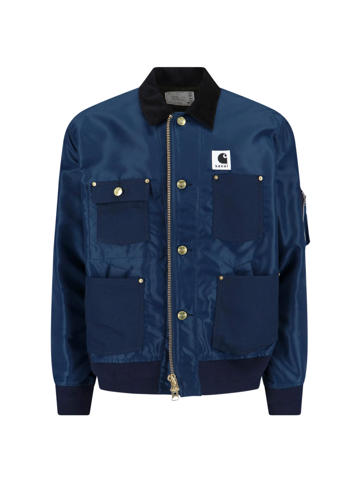 Detroit Canvas Ma-1 Jacket With Structured Silhouette And Contrast Detailing