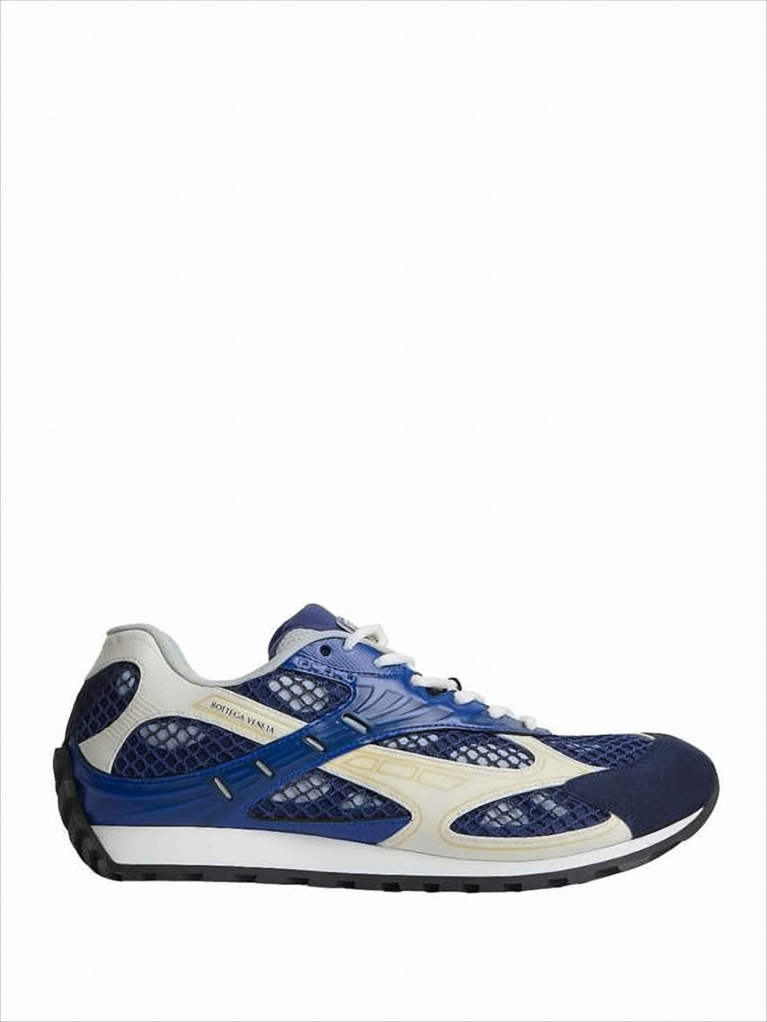 Dynamic Deep Blue and Off-White Sneakers