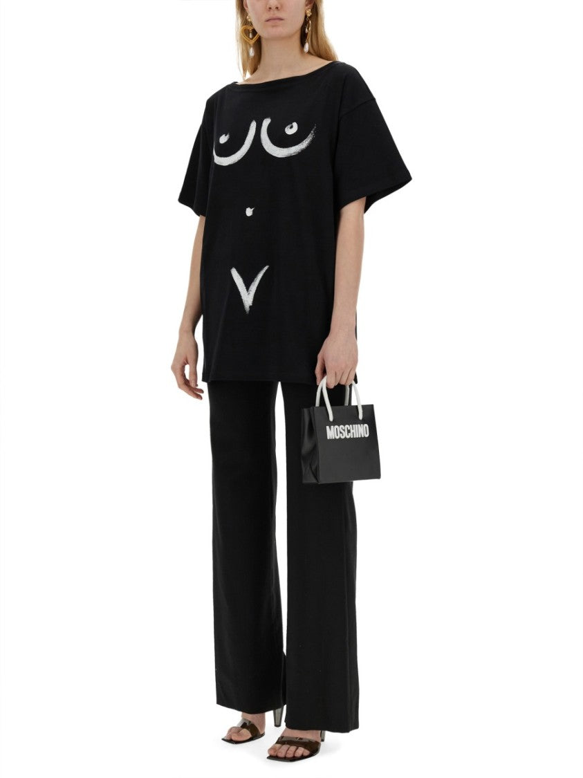 Oversized Body Print T-Shirt