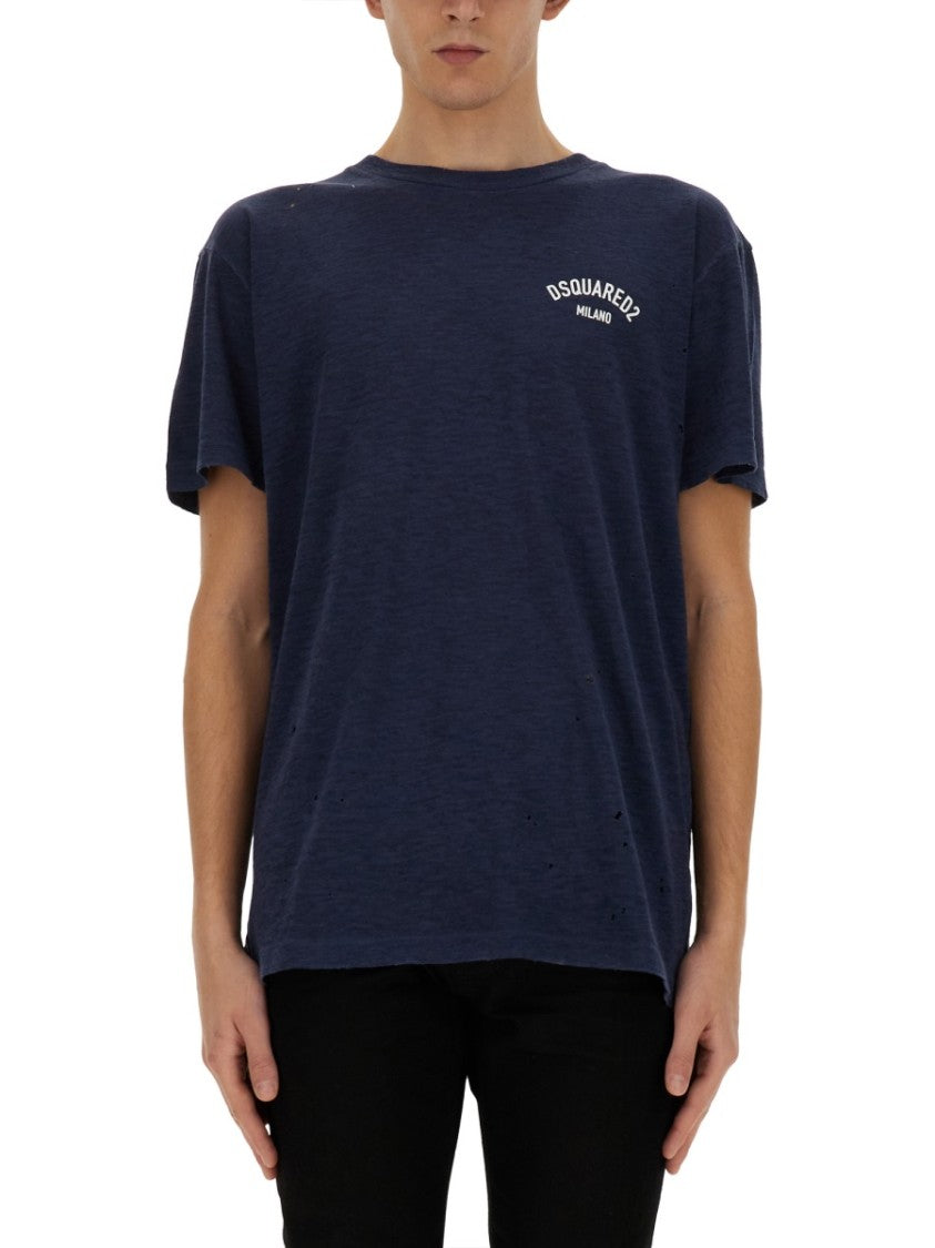 Relaxed-Fit Logo Detail T-Shirt