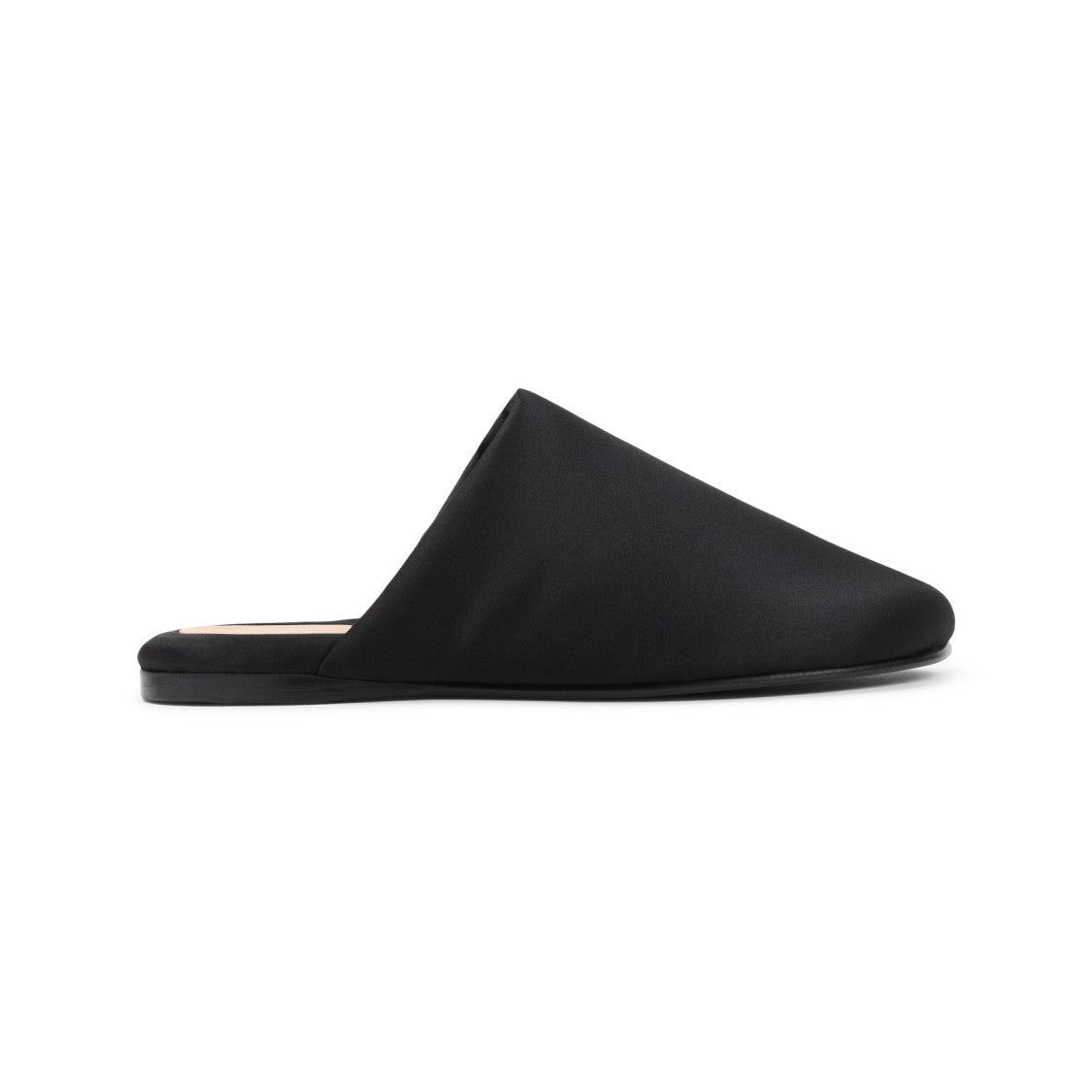 Black Sandals With Soft Polyester Upper