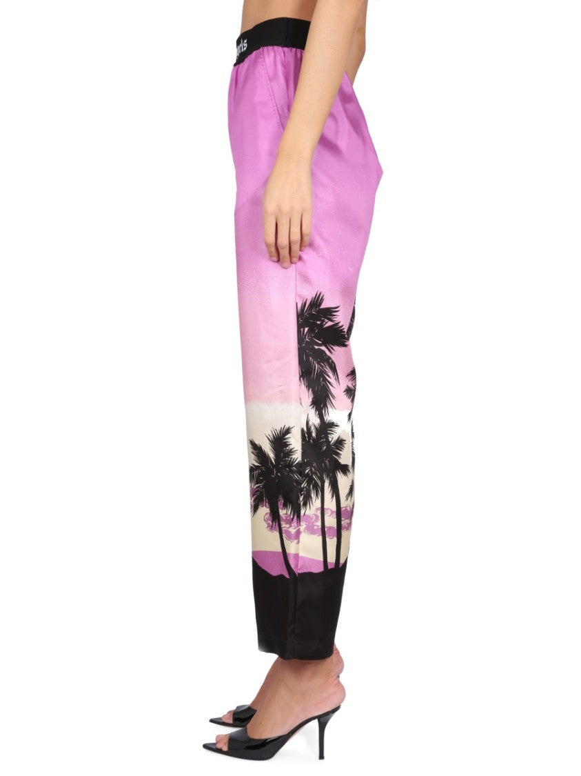 Pants With Sunset Print