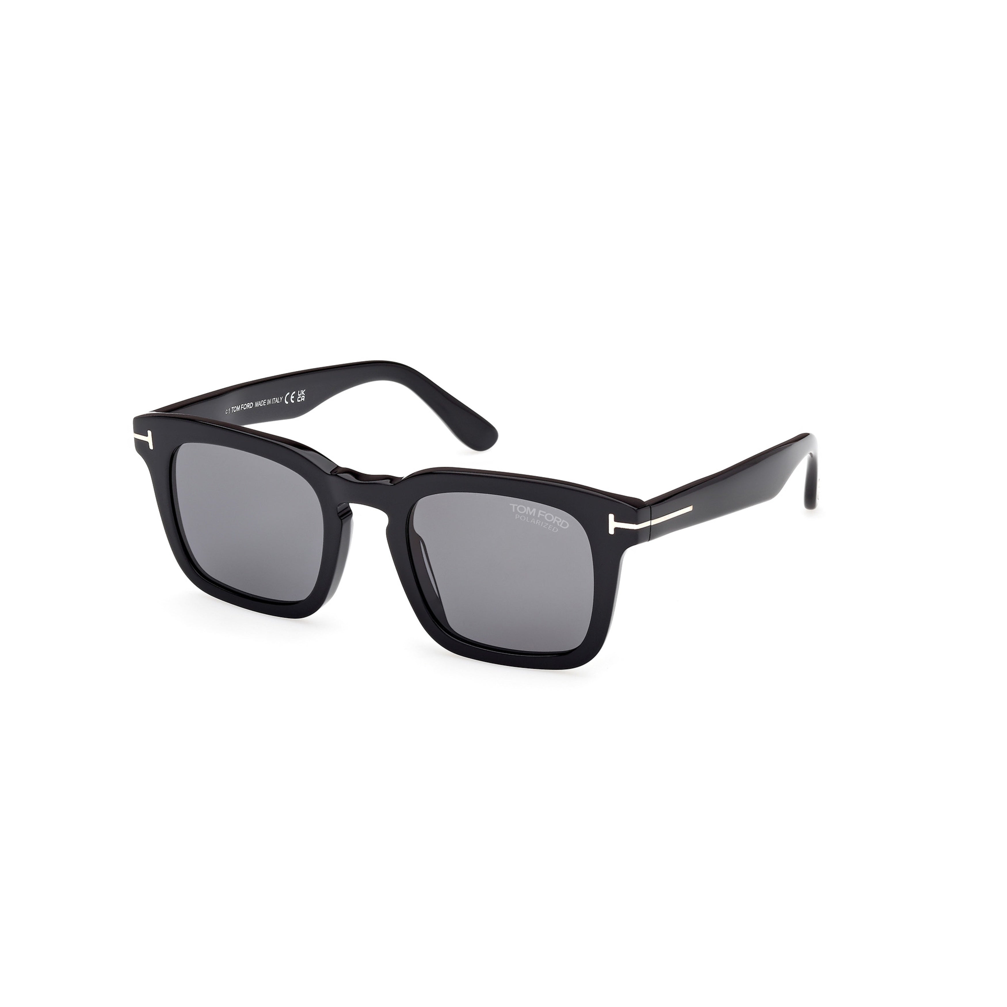 Ft0751 Square Black Acetate Sunglasses