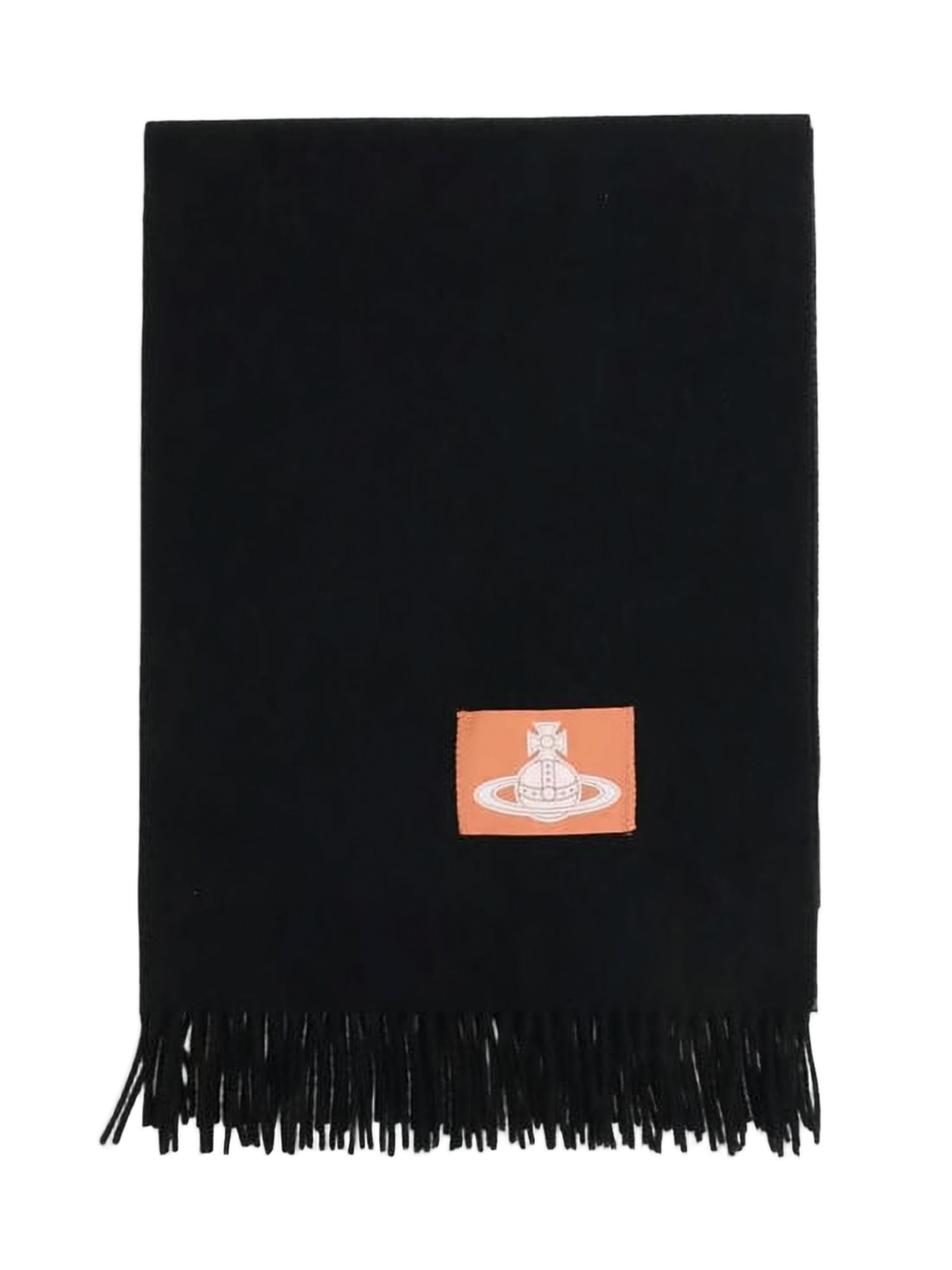 Soft Black Wool Scarf