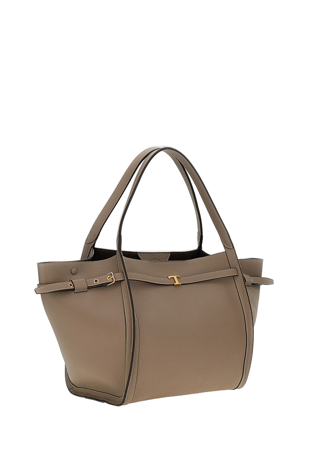Brown Leather Shopping Bag