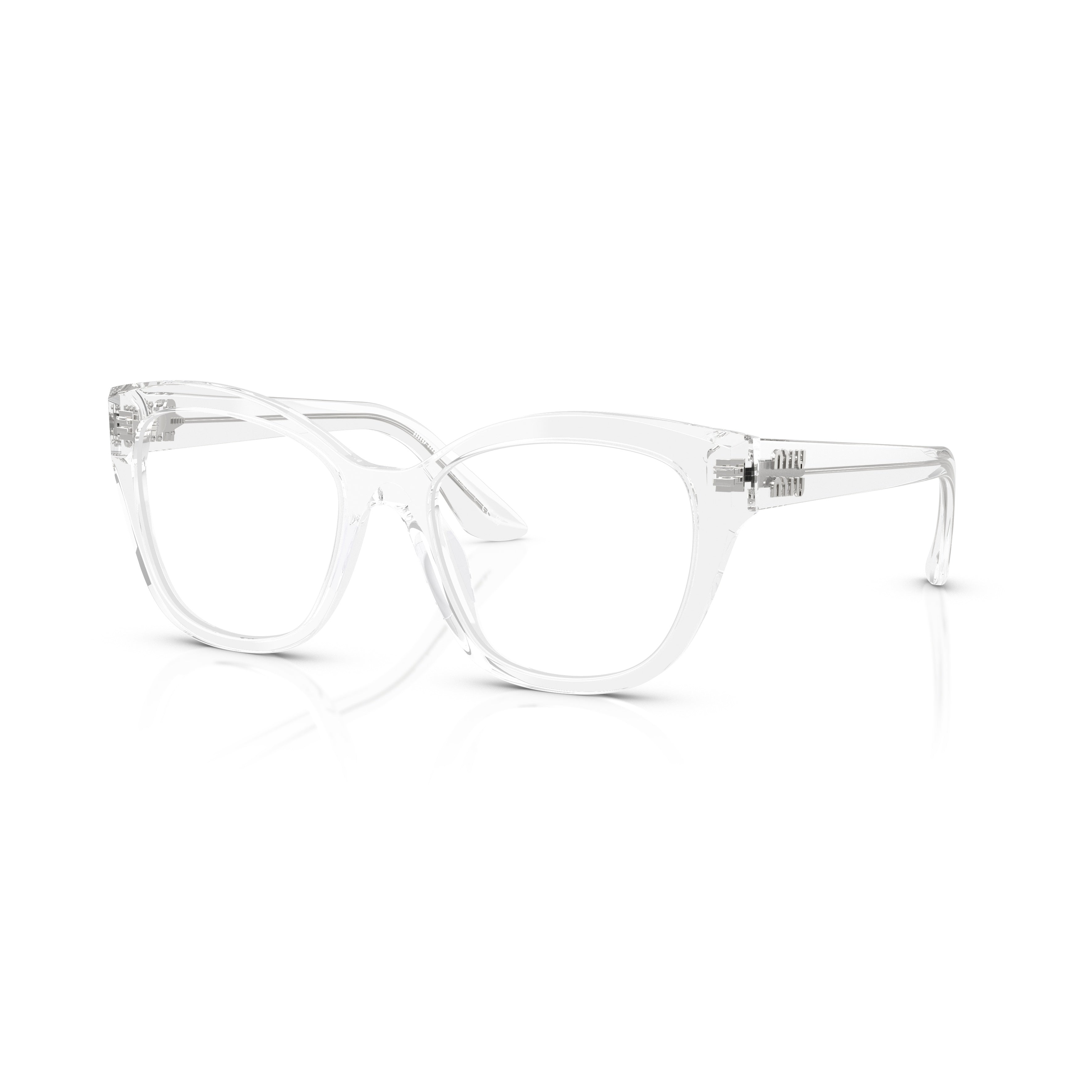 0mu 05xv Transparent Acetate Cat-Eye Eyeglasses