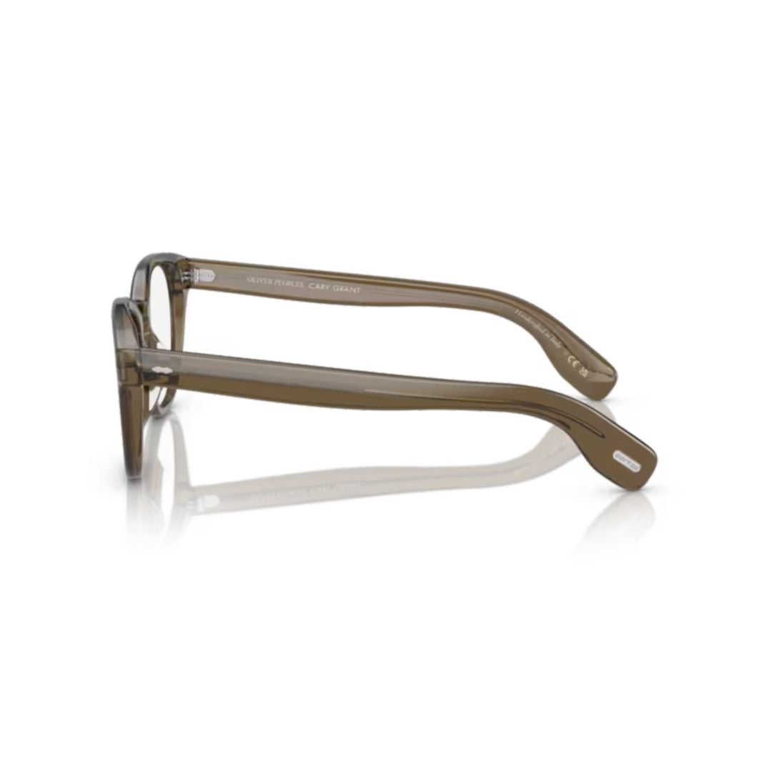 0ov5413u Rounded Acetate Eyeglasses with Keyhole Bridge