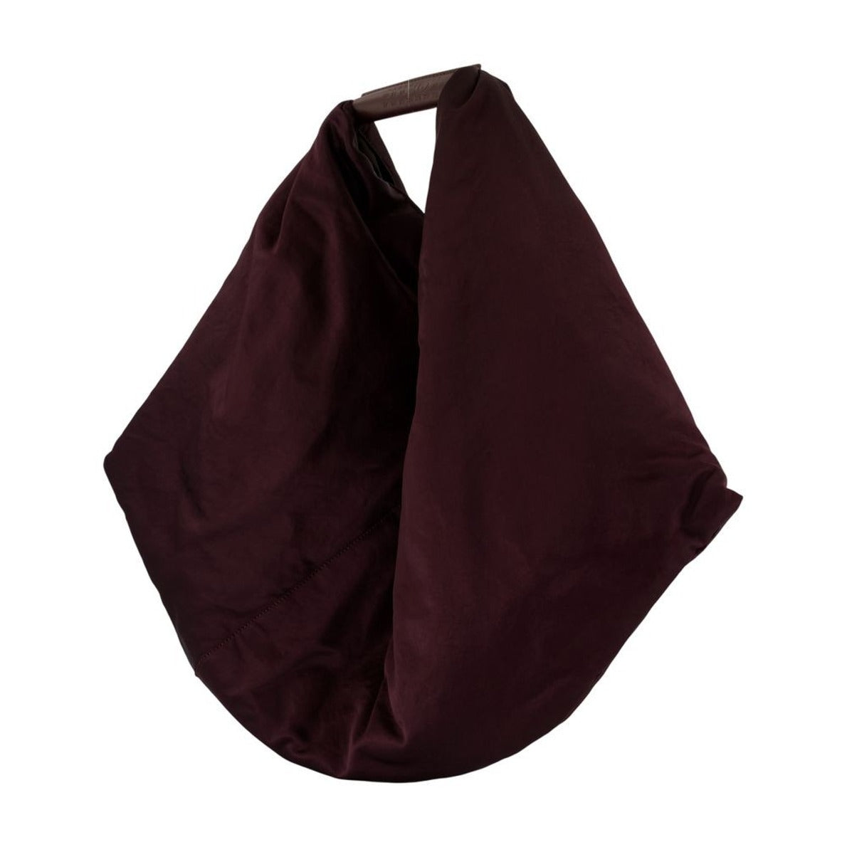 Japanese Draped Shoulder Bag - Cotton - Brown