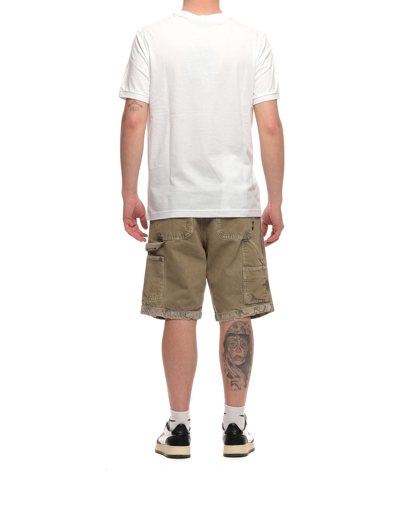 Basic T-Shirt With Ribbed Crew Neck