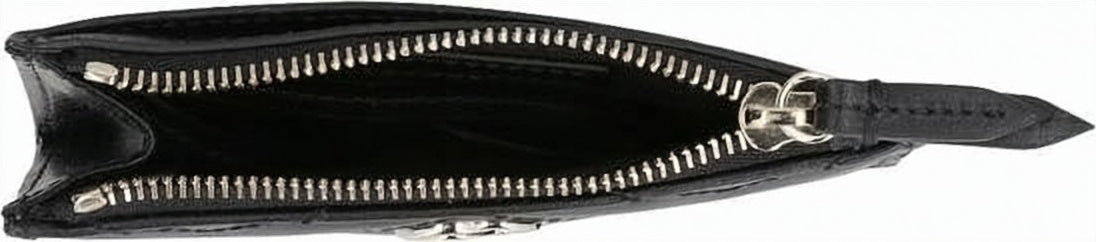 Quilted Leather Keyring Pouch