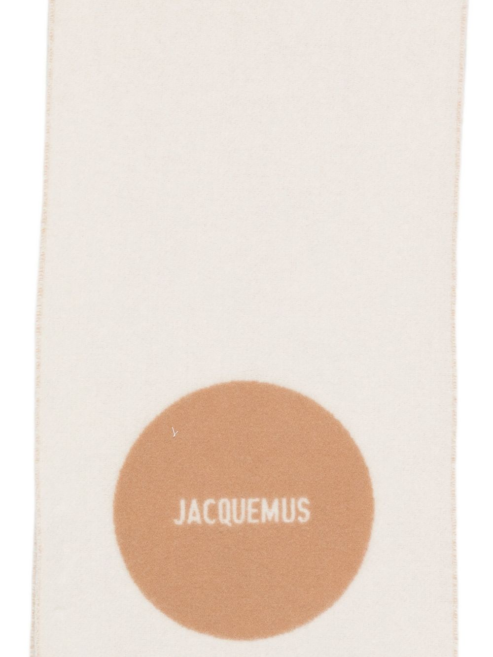 Light Beige Rectangular Scarf