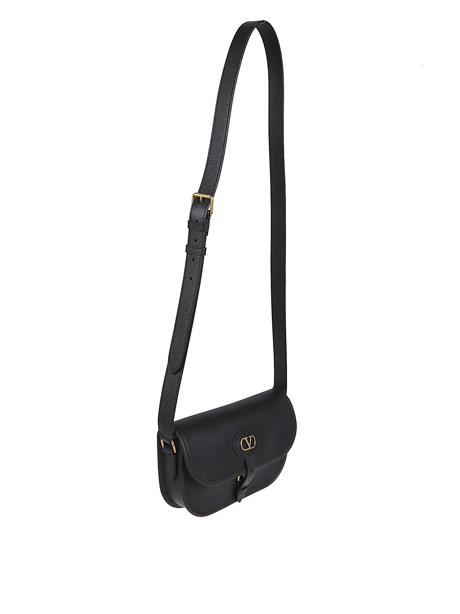 Pebble Leather Crossbody Bag