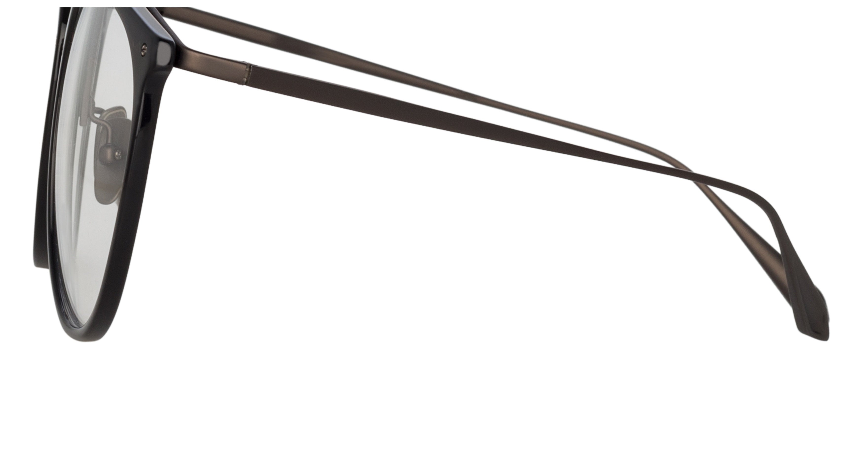 Lfl Rounded Acetate Eyeglasses with Streamlined Temples