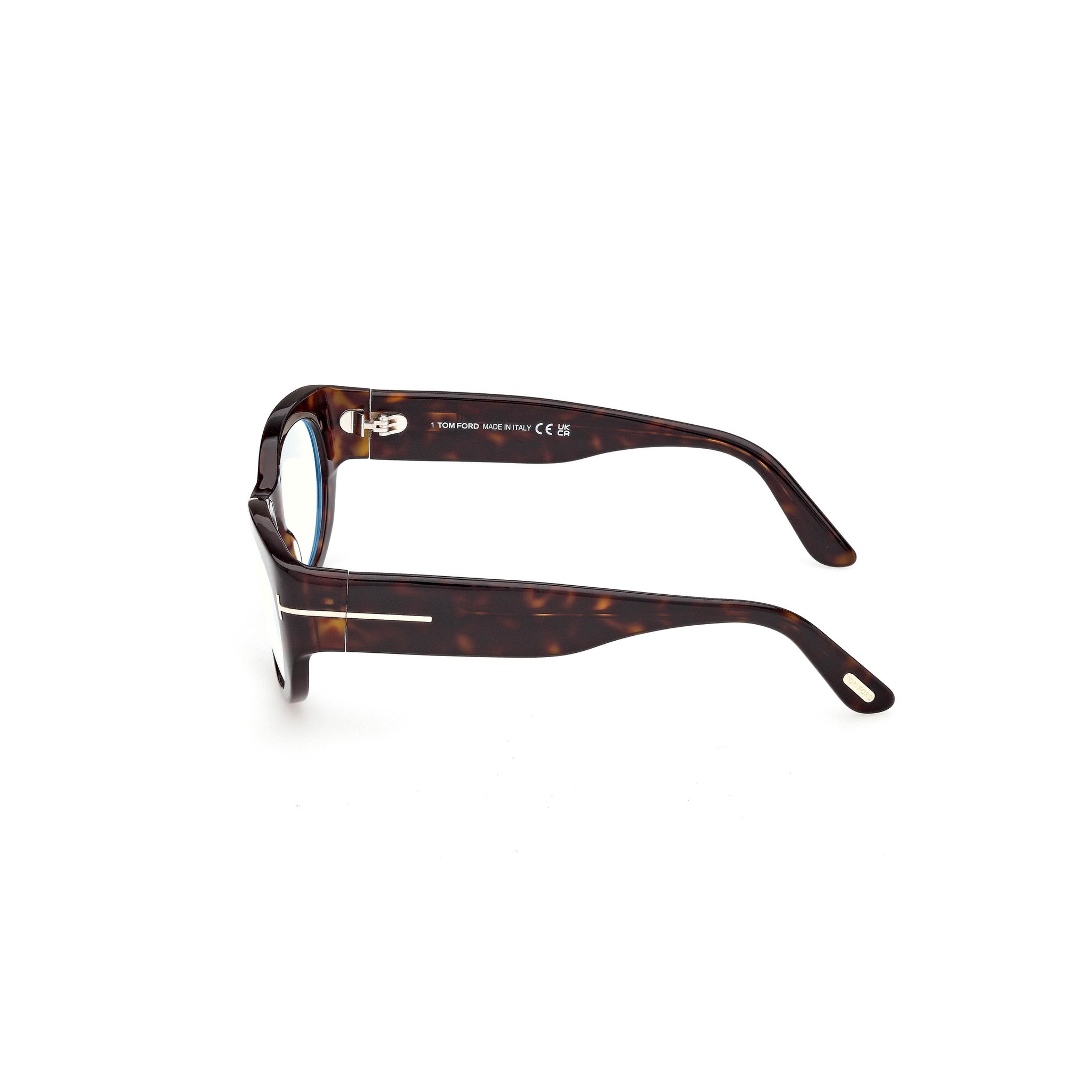 Ft6133-B Tortoiseshell Oval Acetate Eyeglasses