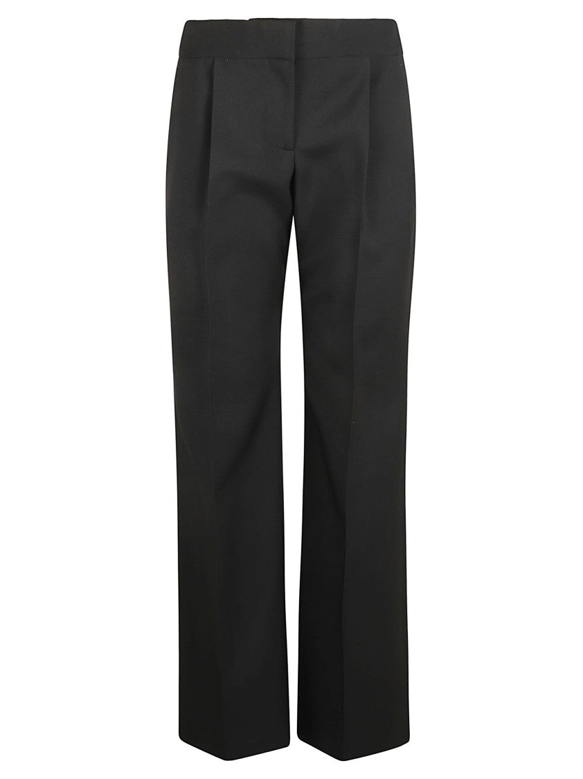 Tailored Black Trousers With High Waist