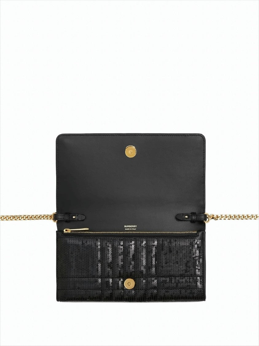 Quilted Lambskin Wallet Bag with Detachable Strap