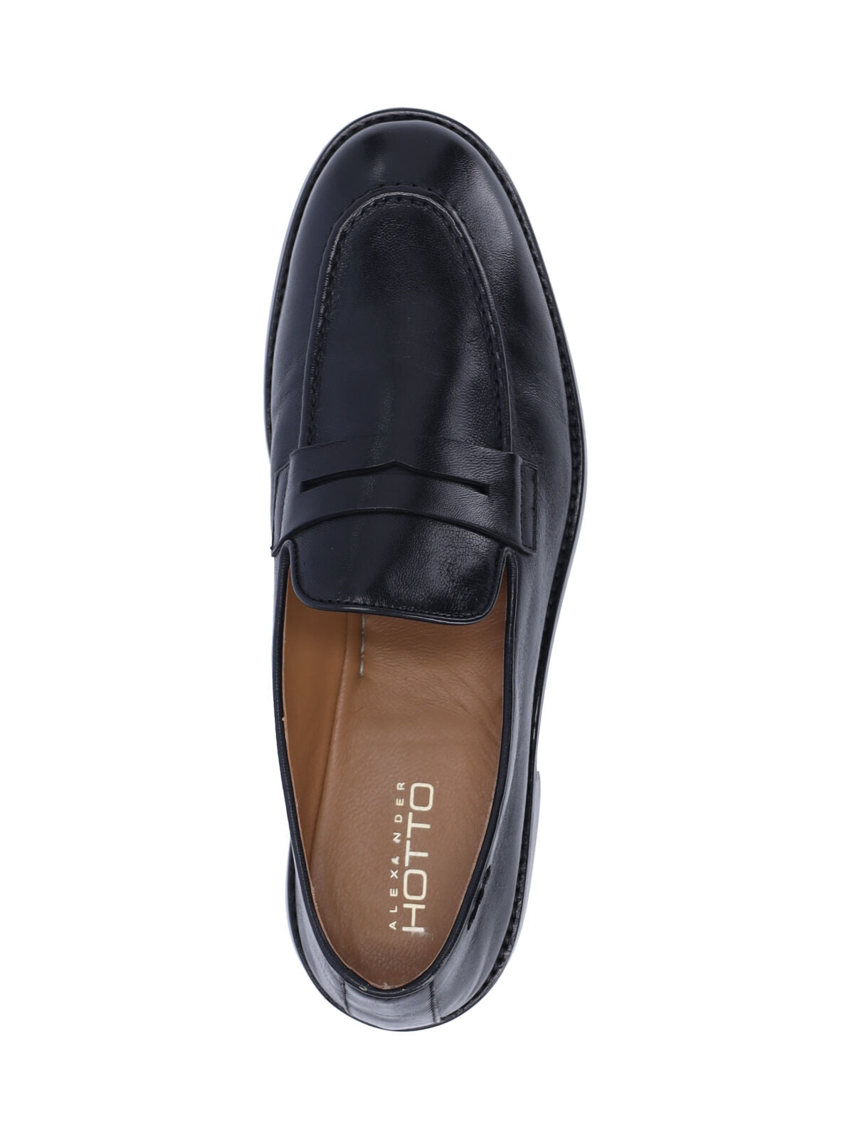 Black Leather Loafers