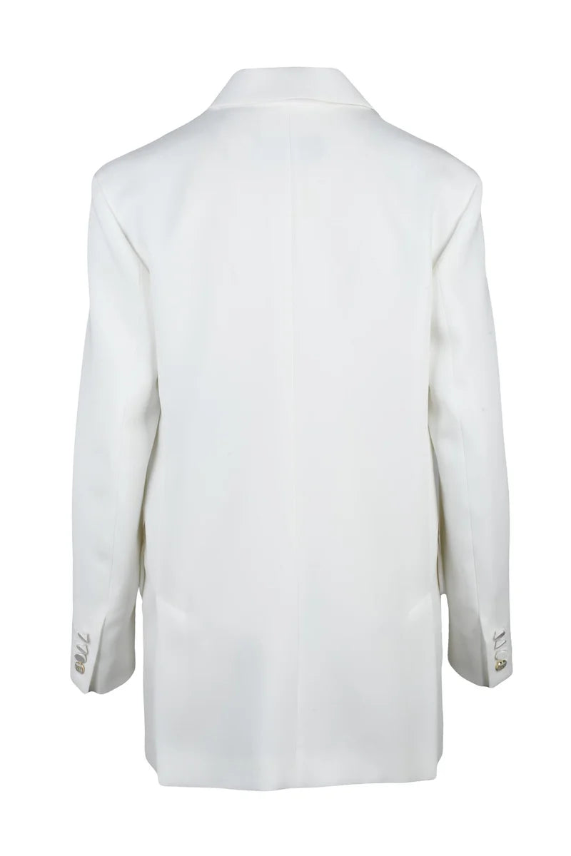 Gabarra Double-breasted Jacket - White