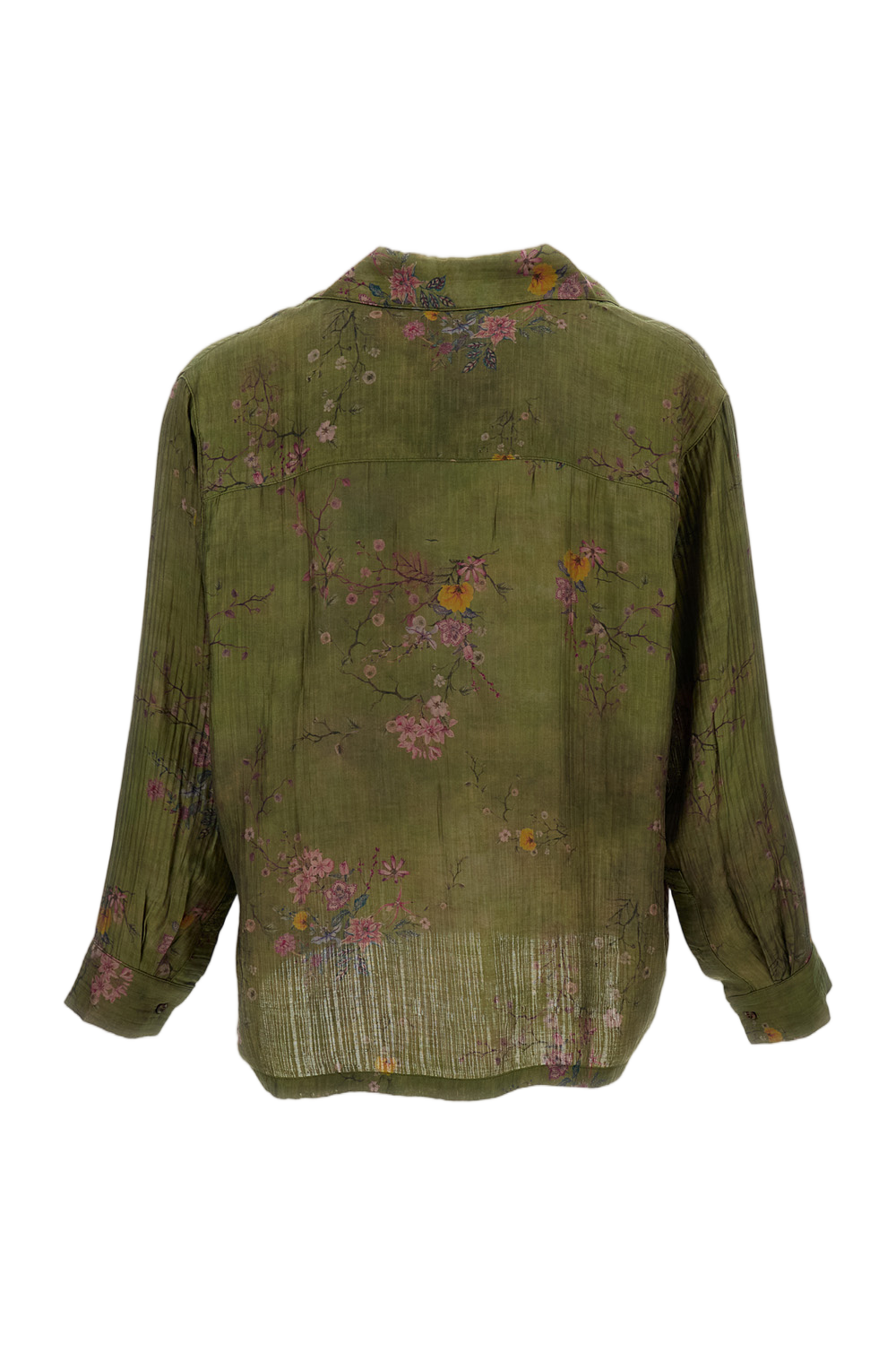 Cropped Boxy Camp Collar Shirt