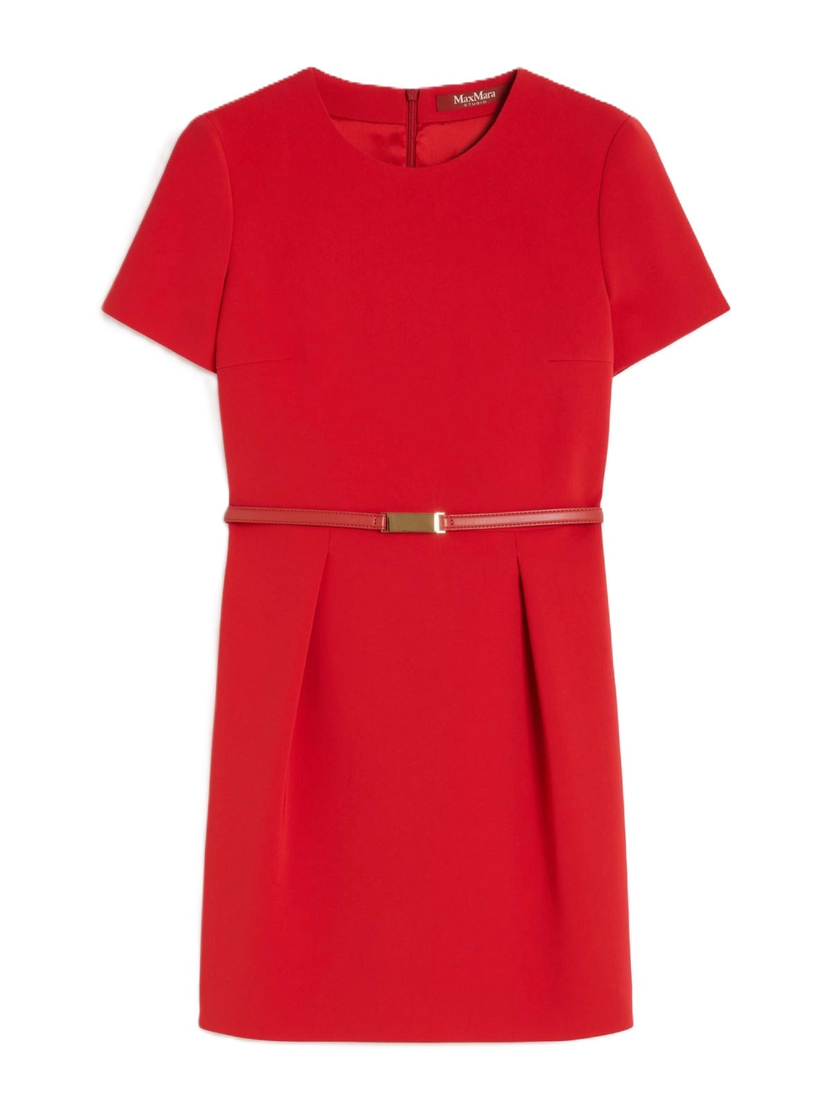 Fluid Mini Dress With Fitted Waist
