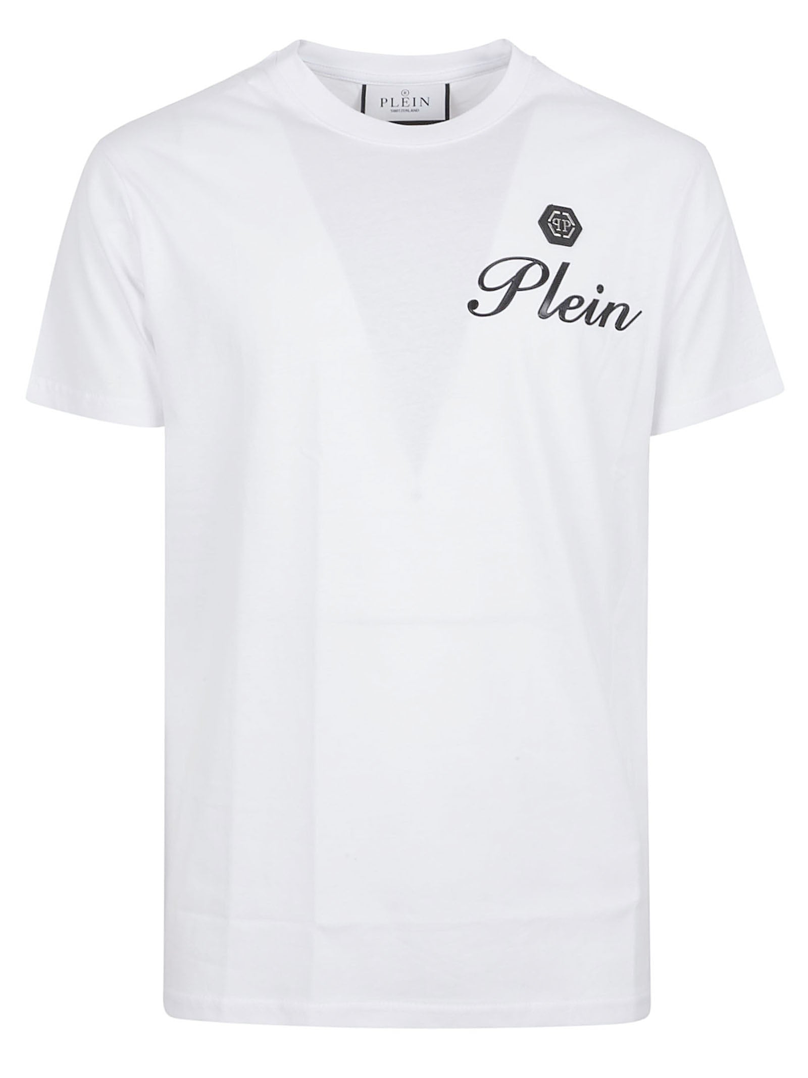 Crew Neck T-Shirt with Subtle Logo Detail