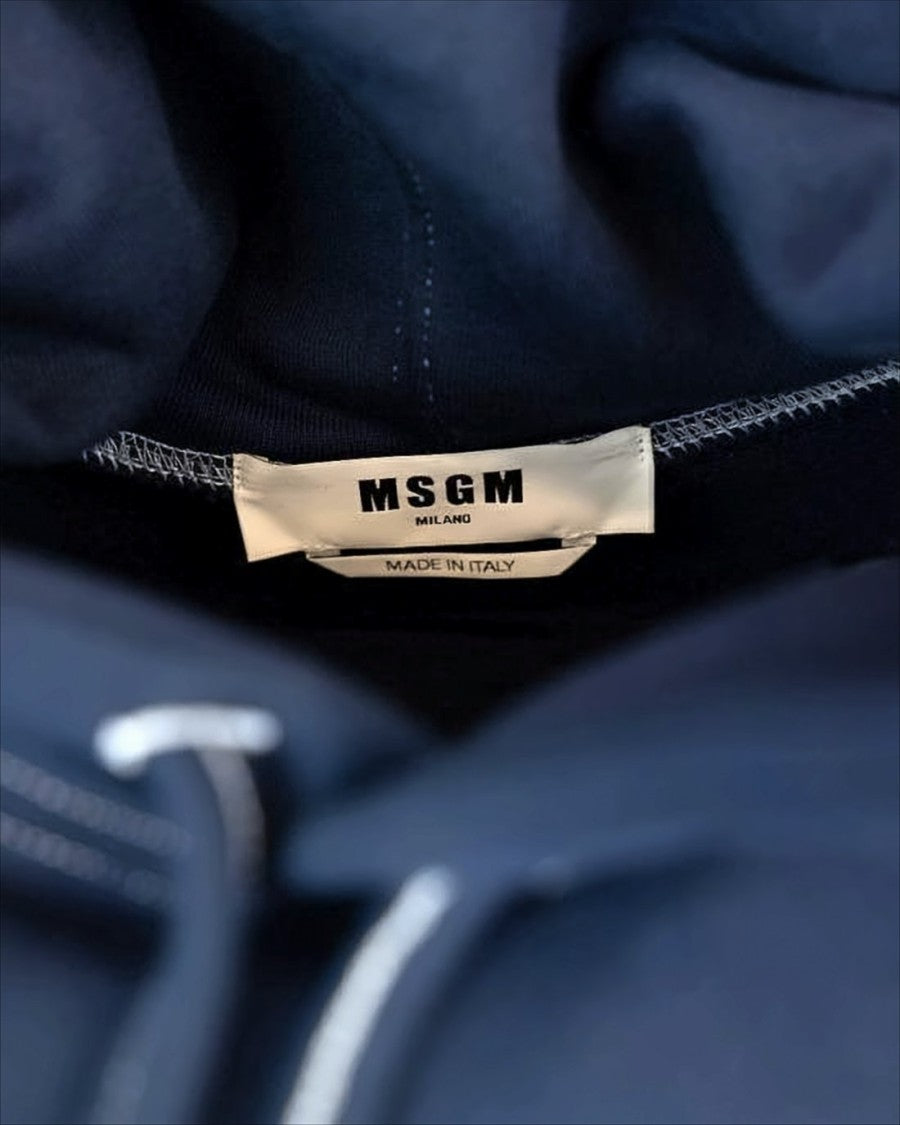 Relaxed-Fit Hoodie With Contrasting Logo And Kangaroo Pocket
