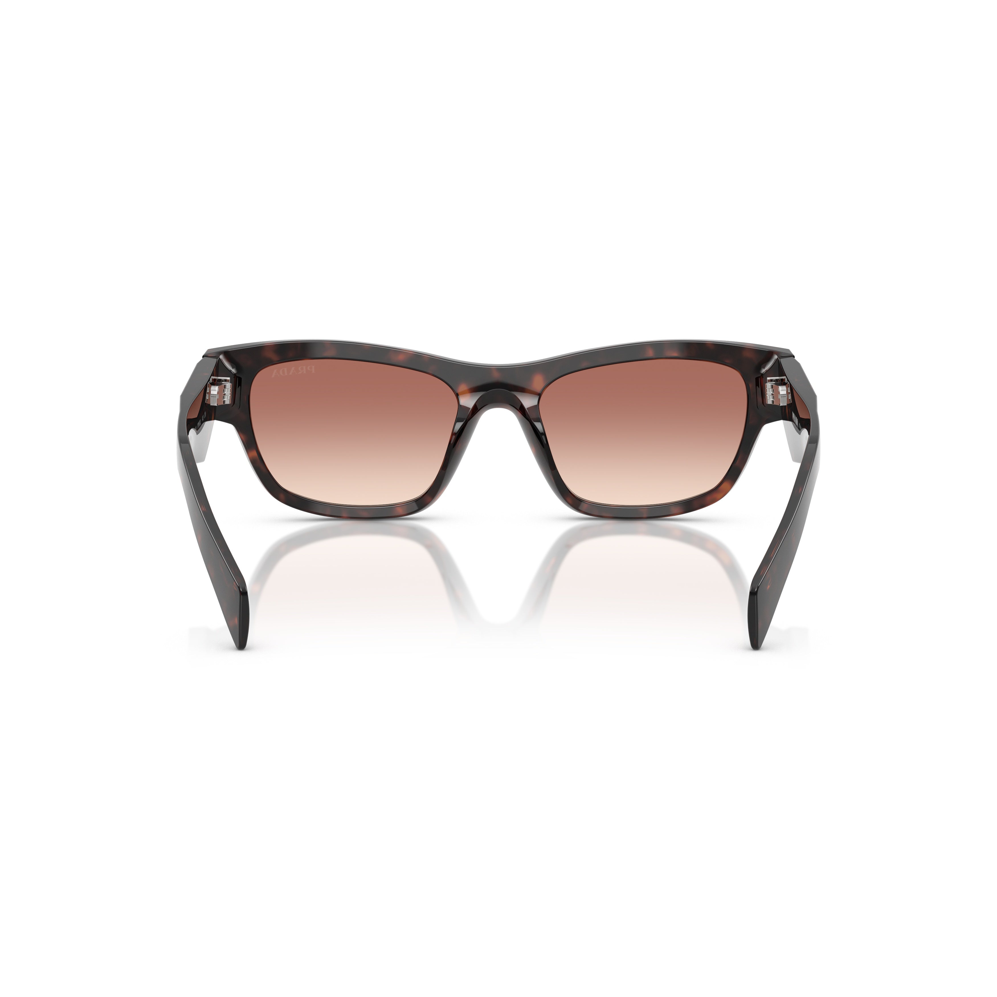 0pr B09s Rectangular Frame Tortoiseshell Acetate Sunglasses
