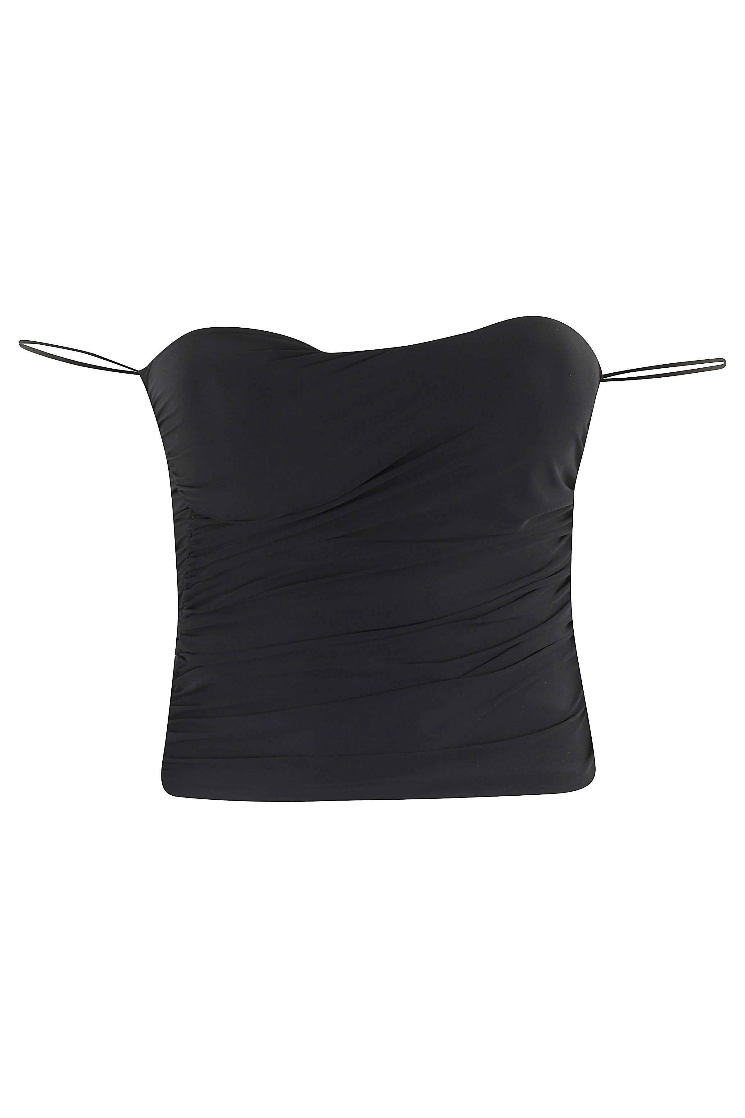 Black Rosie Bustier Top