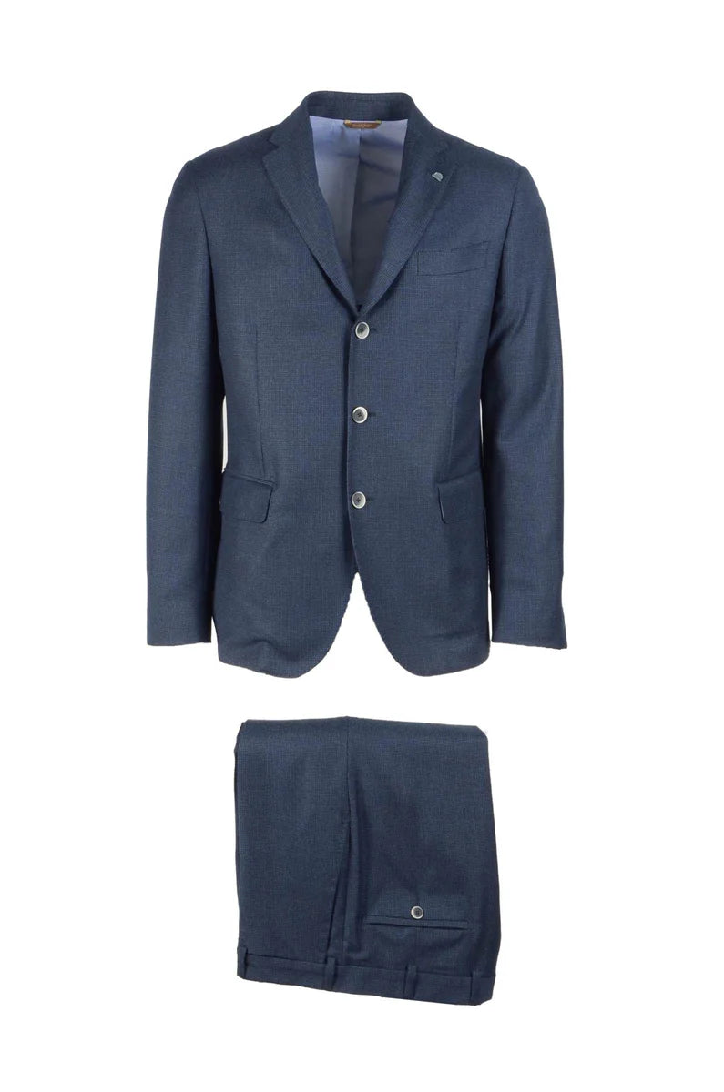 Virgin Wool Suit - Blue