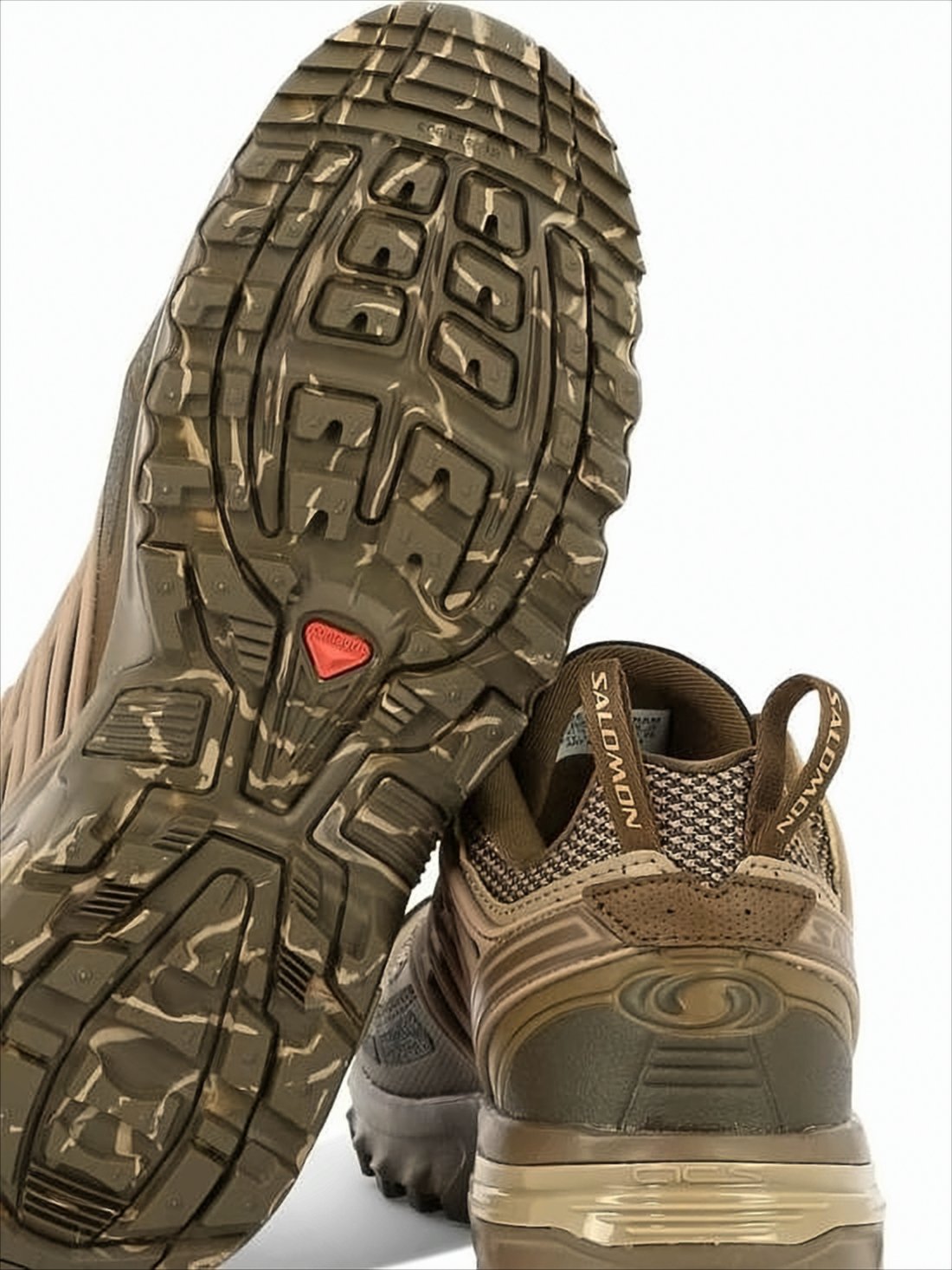Rugged Textile and Rubber Sneakers